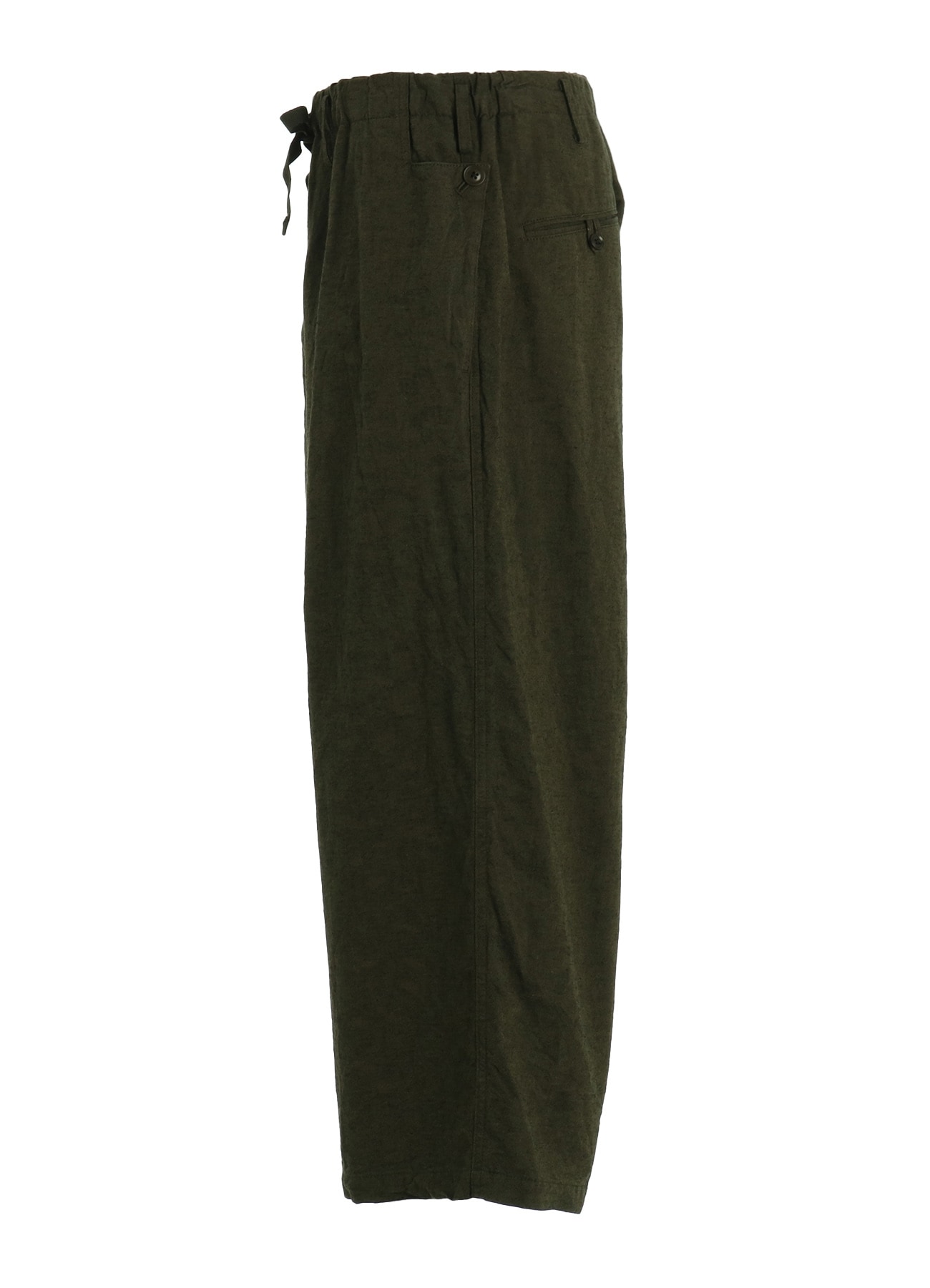 COTTON/LINEN CANVAS SOFRON FOLDABLE POCKET PANTS