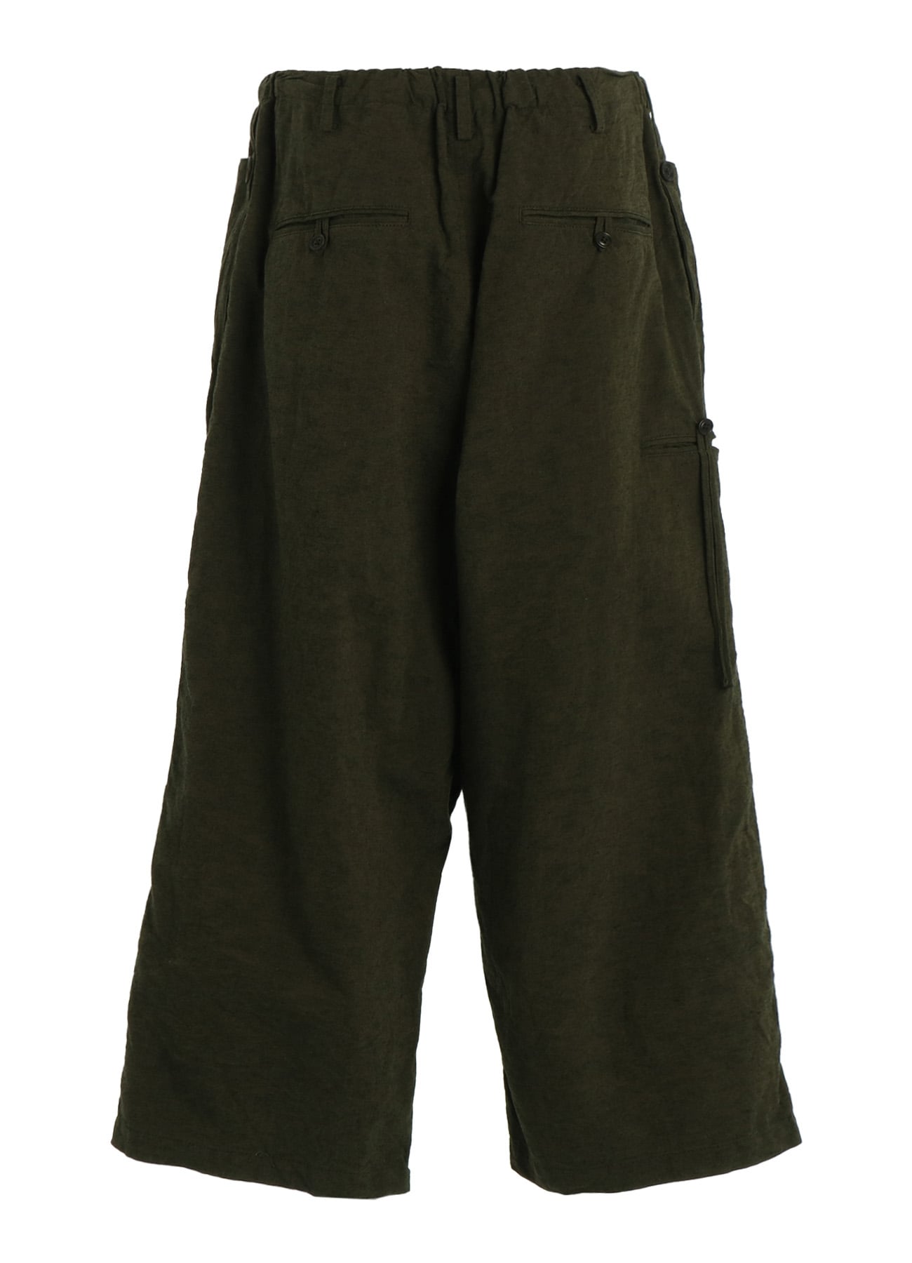 COTTON/LINEN CANVAS SOFRON FOLDABLE POCKET PANTS
