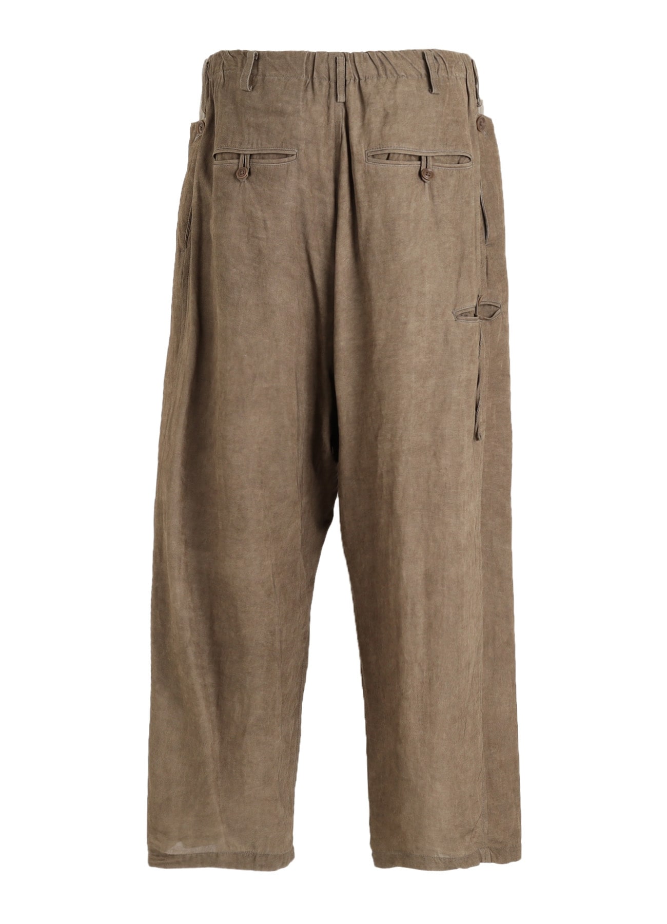 VIS/LI TWILL PIGMENT PRINT FOLDABLE POCKET PANTS