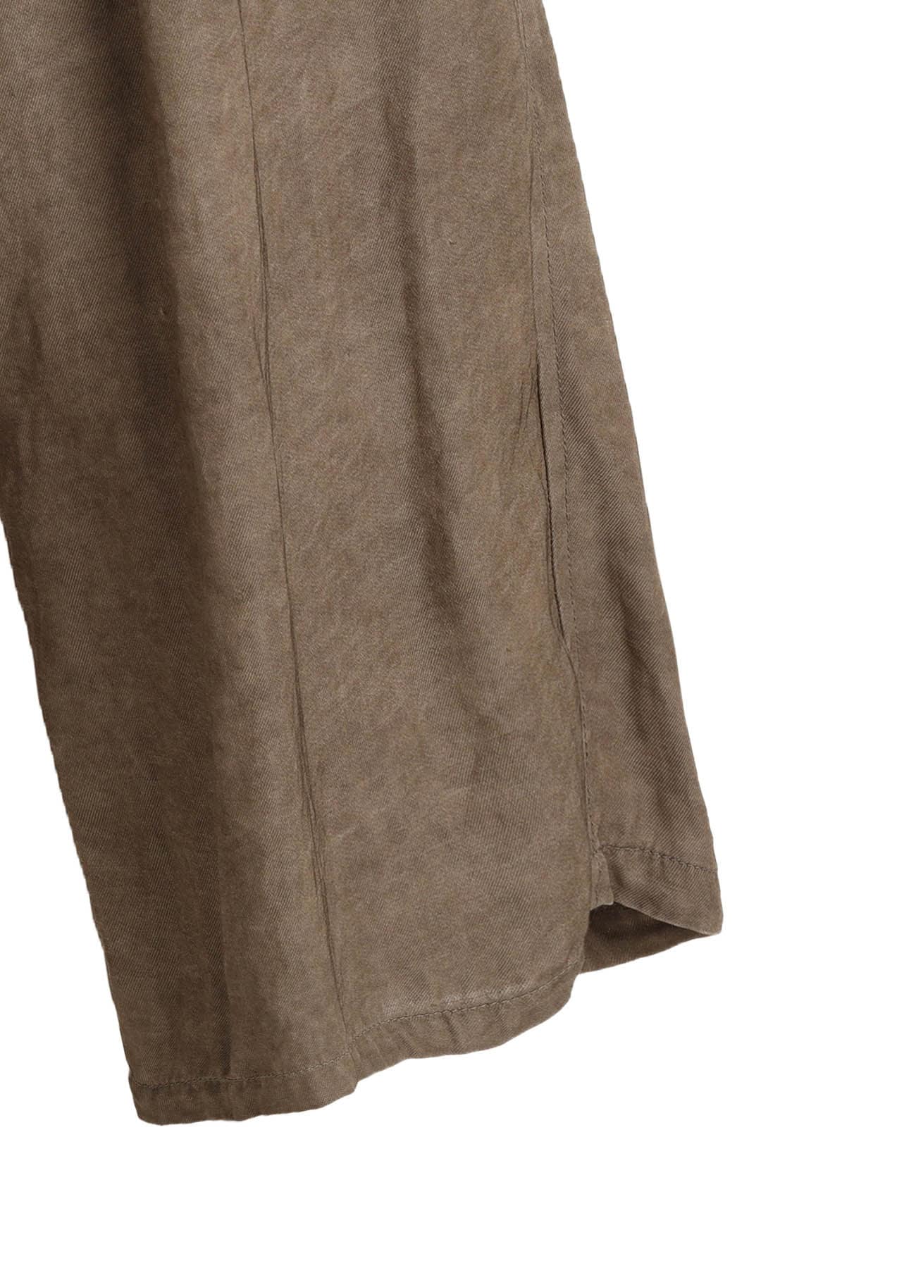 VIS/LI TWILL PIGMENT PRINT FOLDABLE POCKET PANTS