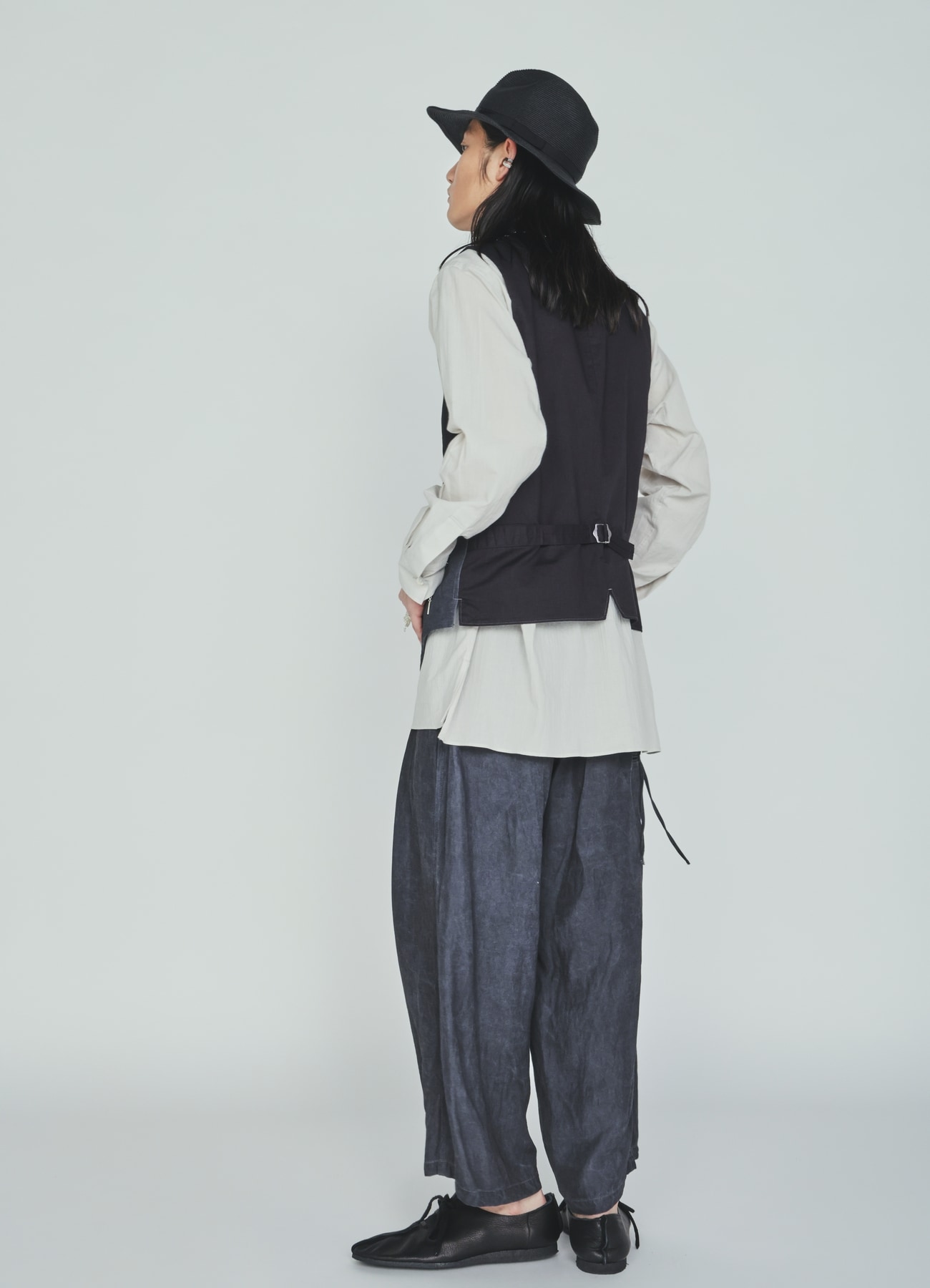 VIS/LI TWILL PIGMENT PRINT FOLDABLE POCKET PANTS