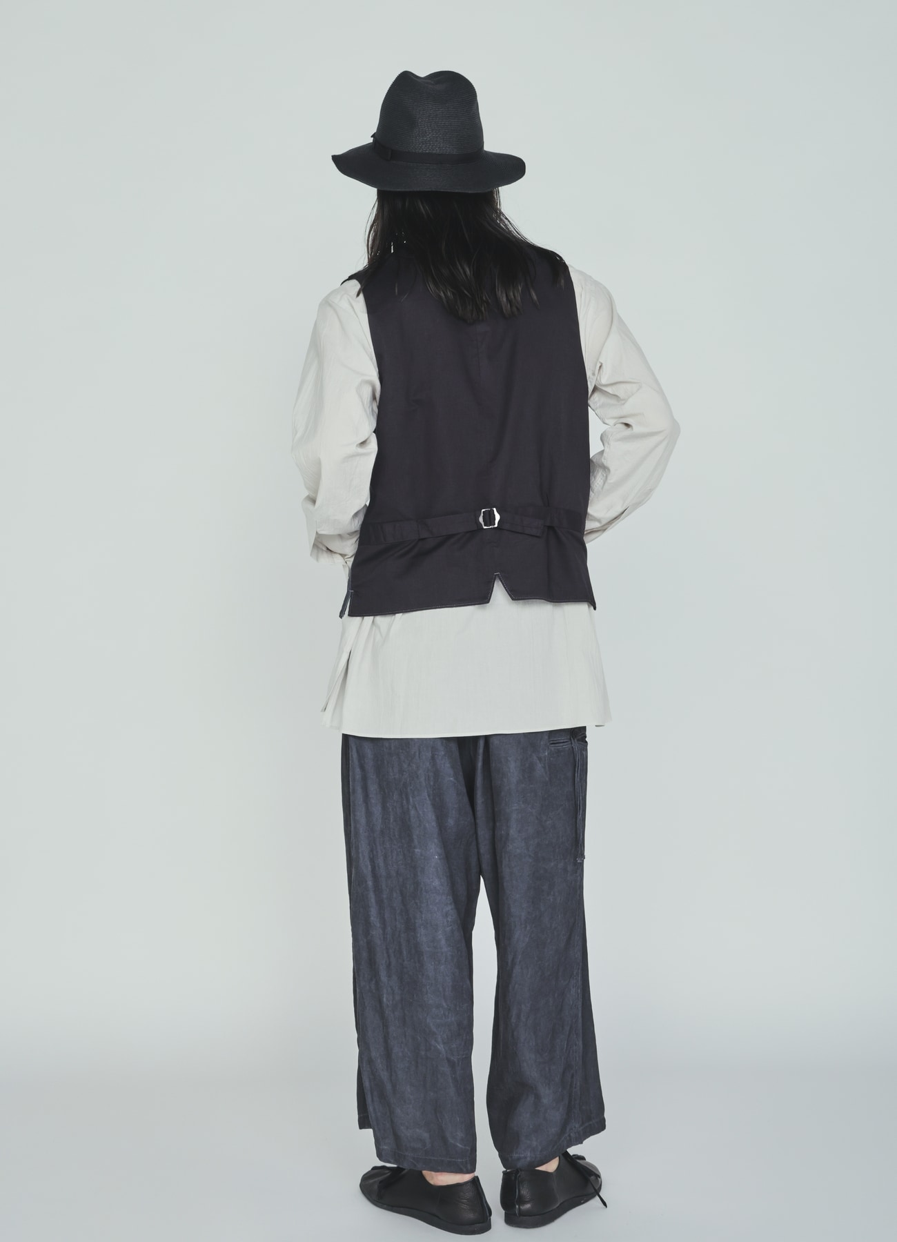 VIS/LI TWILL PIGMENT PRINT FOLDABLE POCKET PANTS