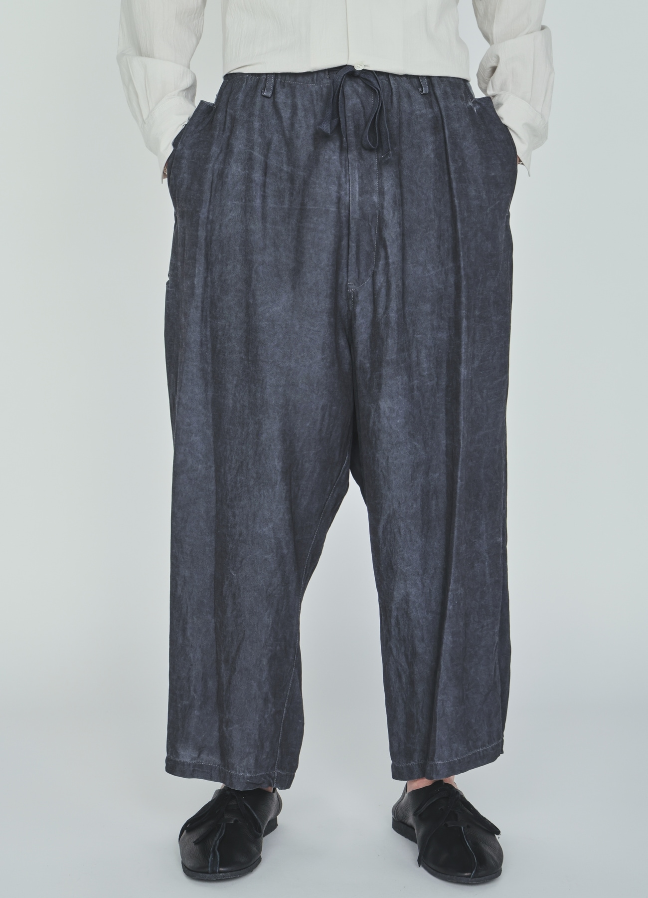 VIS/LI TWILL PIGMENT PRINT FOLDABLE POCKET PANTS