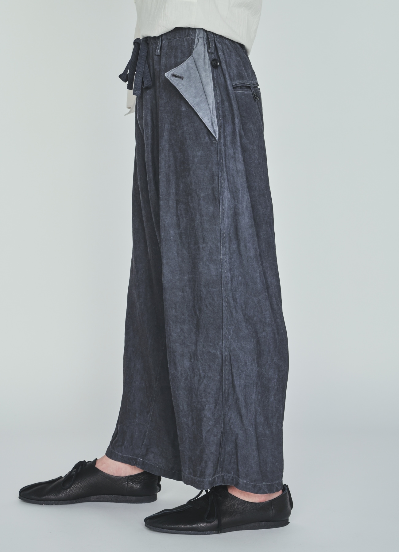 VIS/LI TWILL PIGMENT PRINT FOLDABLE POCKET PANTS