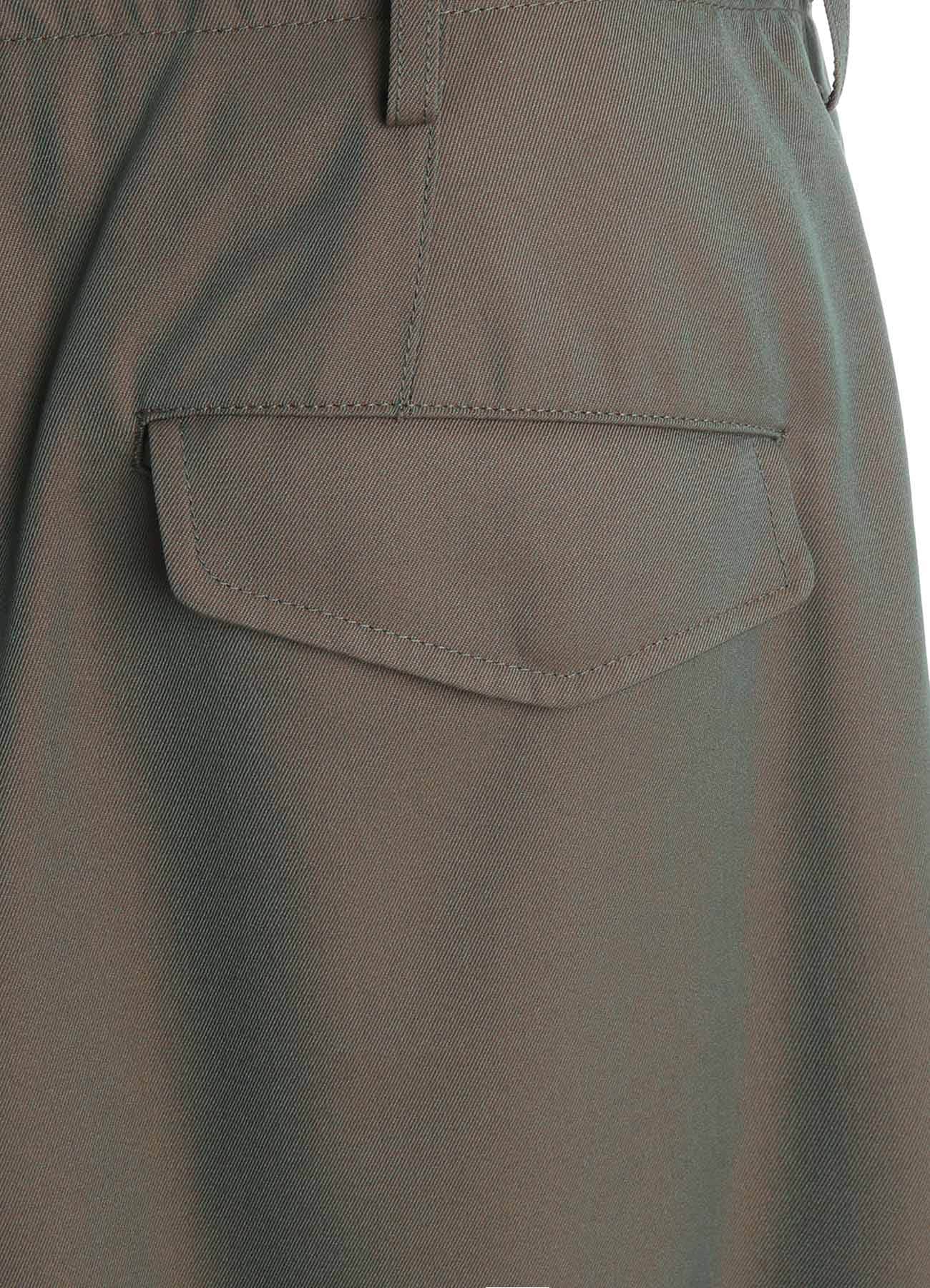 PE/RY REFLECTIVE TWILL TWO-TUCK PANTS