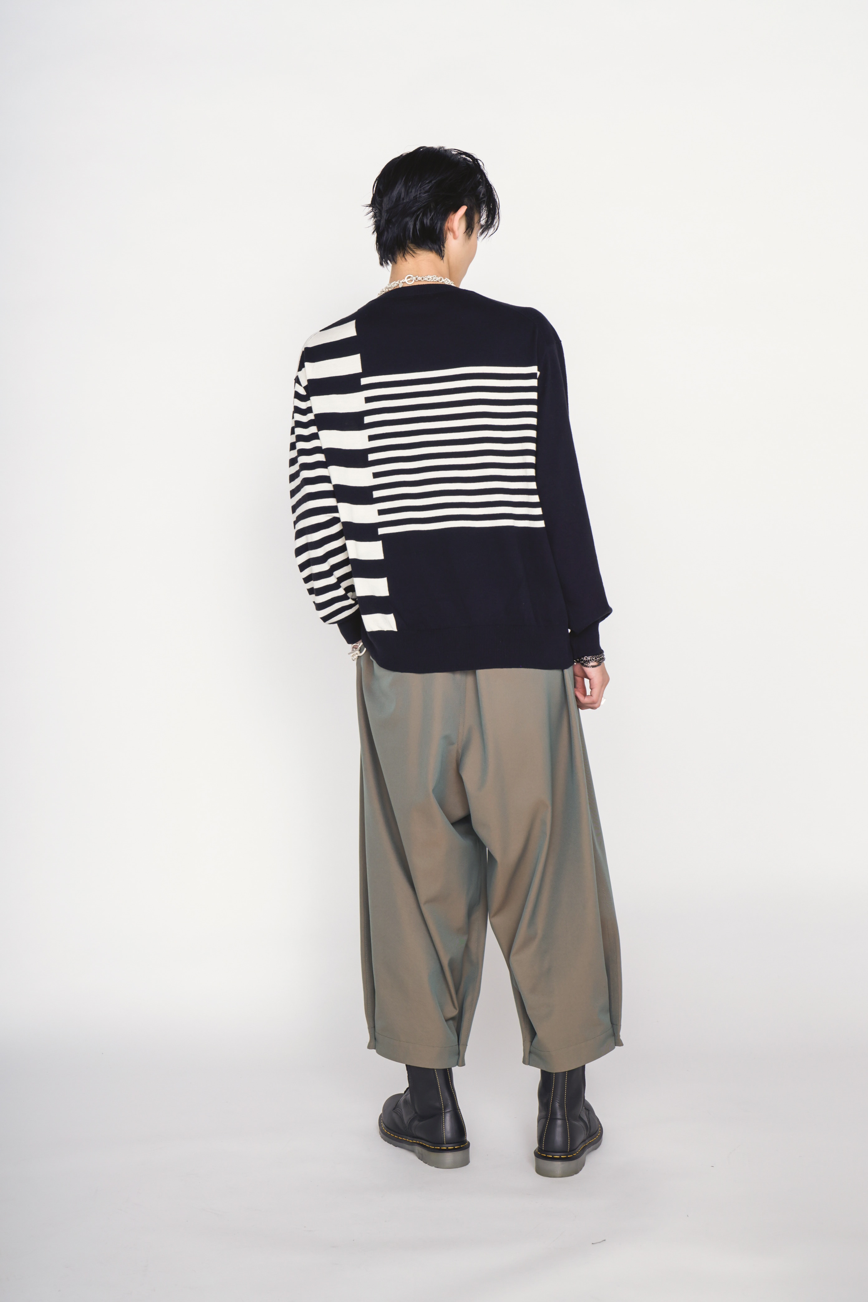 PE/RY REFLECTIVE TWILL TWO-TUCK PANTS