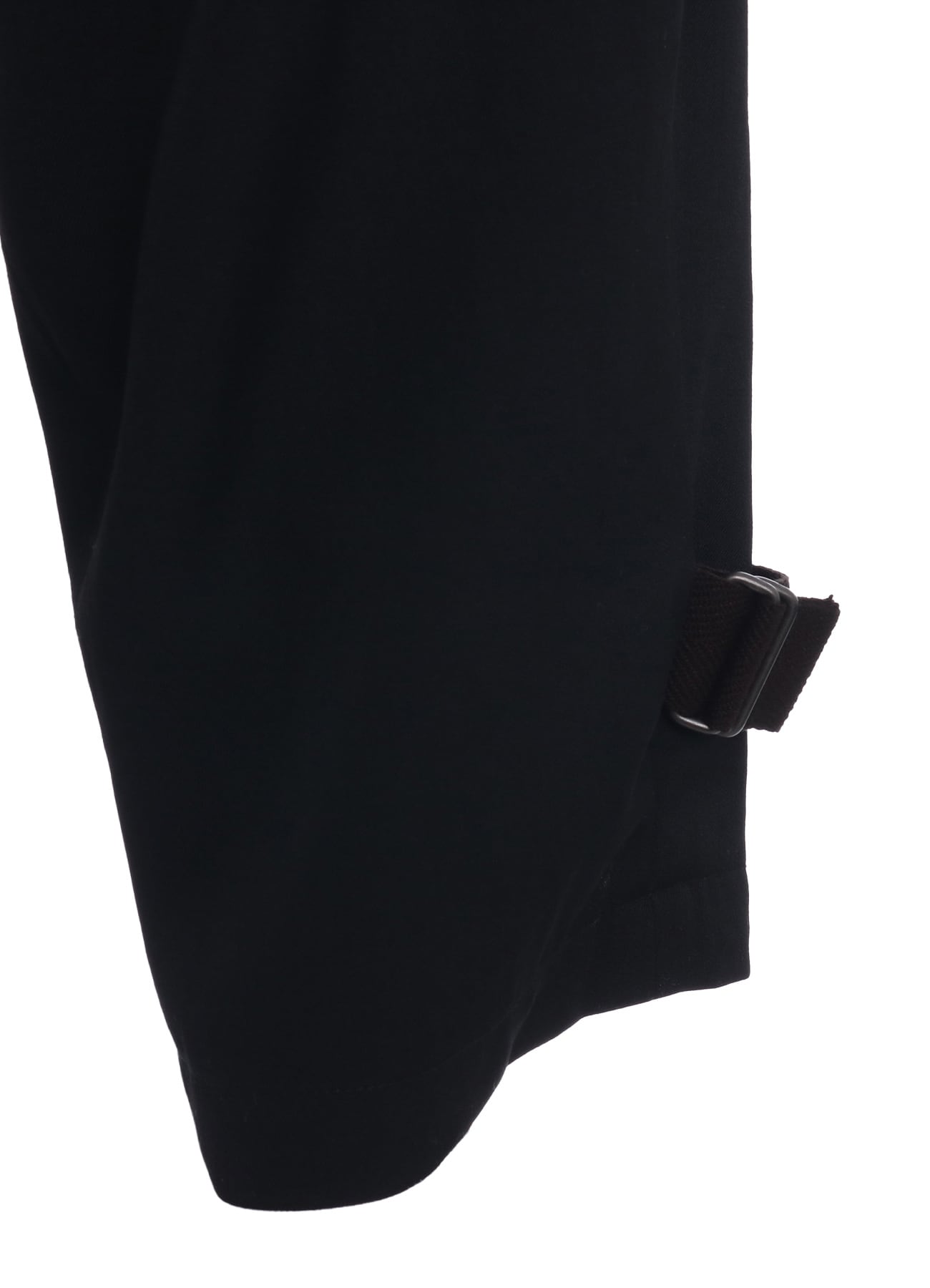 WASHER WOOL GABARDINE SIDE LEG STRAPS PANTS