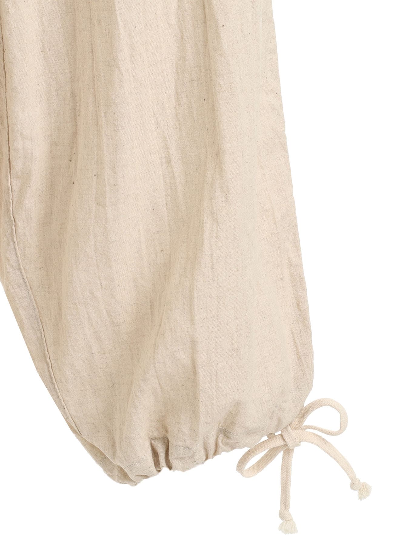 Cotton-Linen Poplin CARGO PANTS