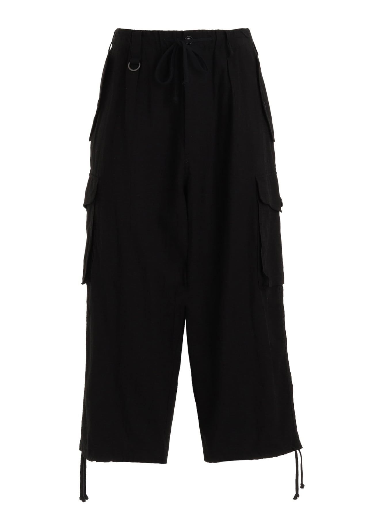 Cotton-Linen Poplin CARGO PANTS