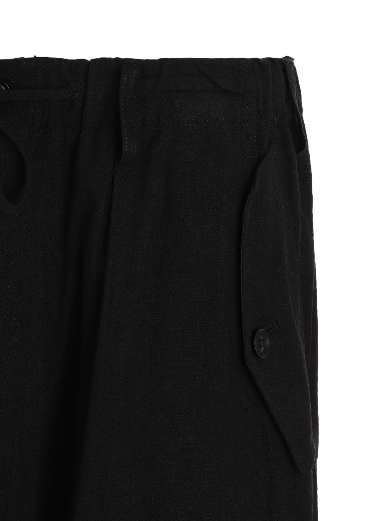 Cotton-Linen Poplin CARGO PANTS
