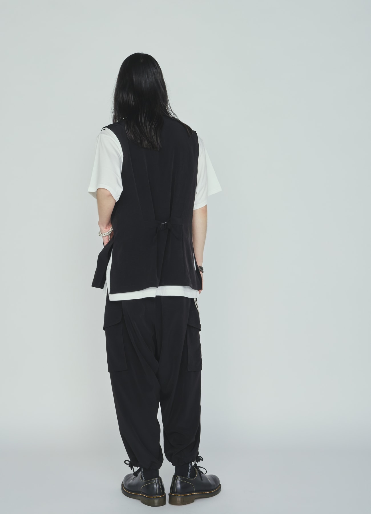 CREPE de CHINE CARGO PANTS