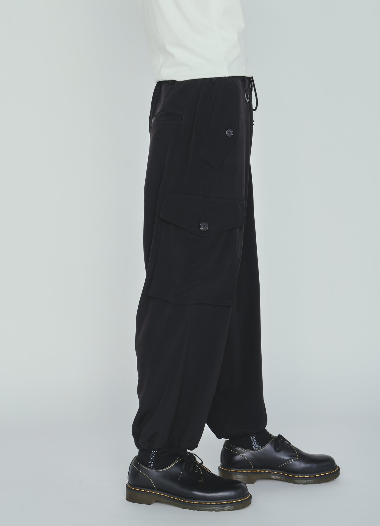 CREPE de CHINE CARGO PANTS