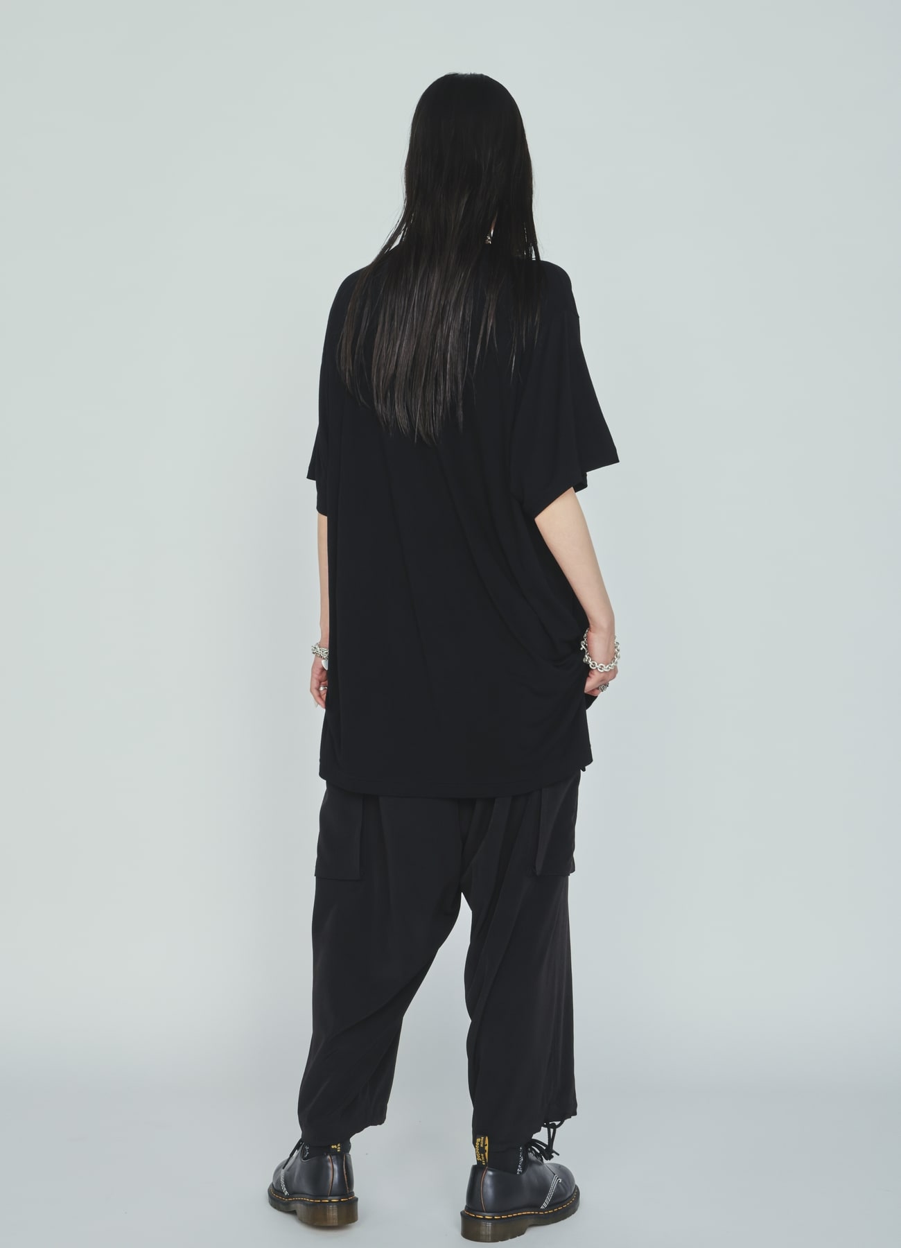 CREPE de CHINE CARGO PANTS