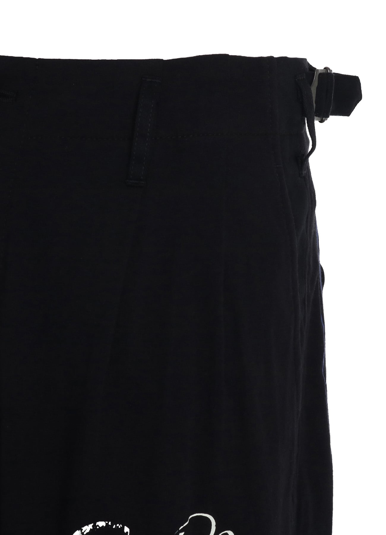 PRINTED PATCHWORK COTTON TWILL PANTS