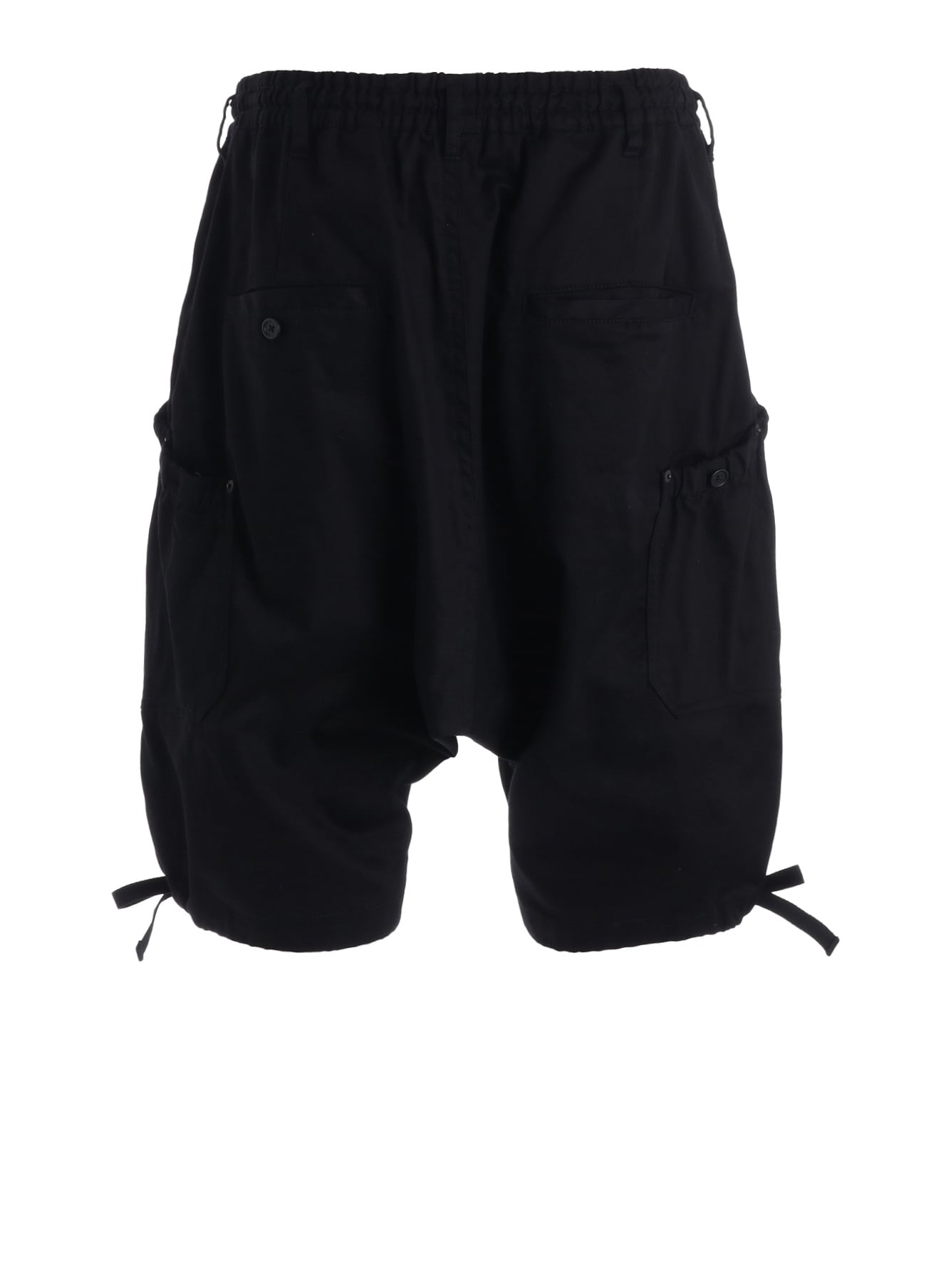 COTTON TWILL GATHERED POCKET SHORT PANTS