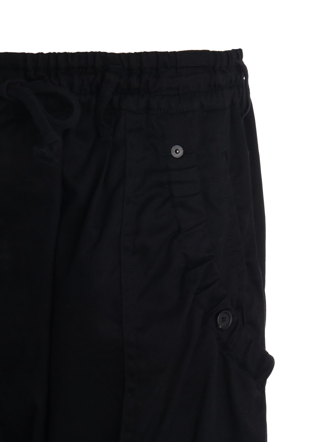 COTTON TWILL GATHERED POCKET SHORT PANTS