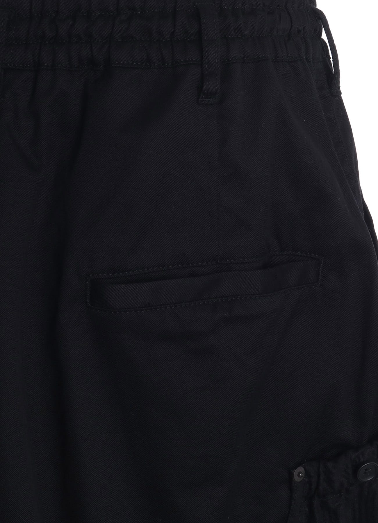 COTTON TWILL GATHERED POCKET SHORT PANTS