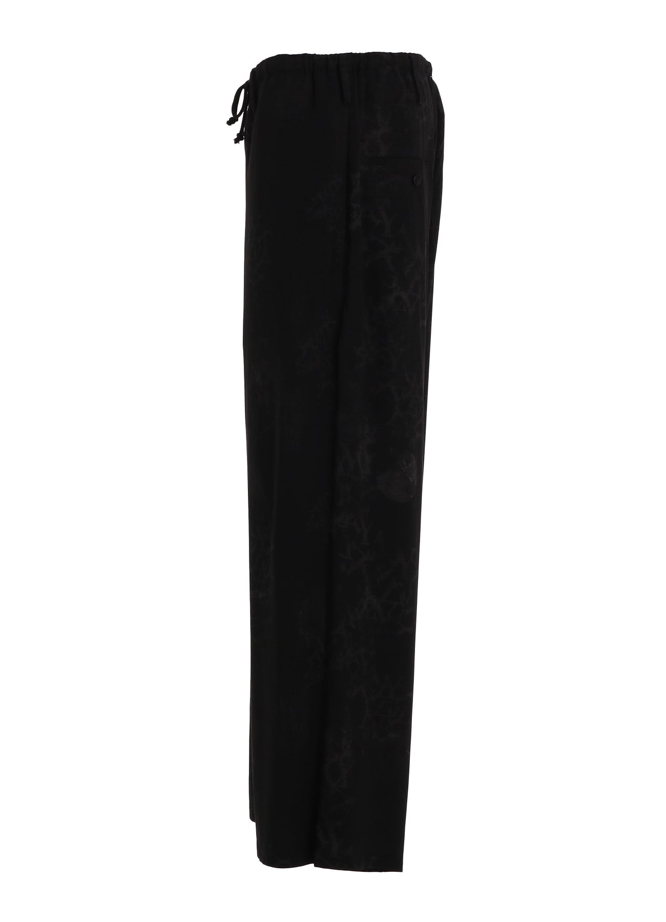 RAYON “Y” LETTER AND SUN-MOON PRINT DRAWSTRING PANTS