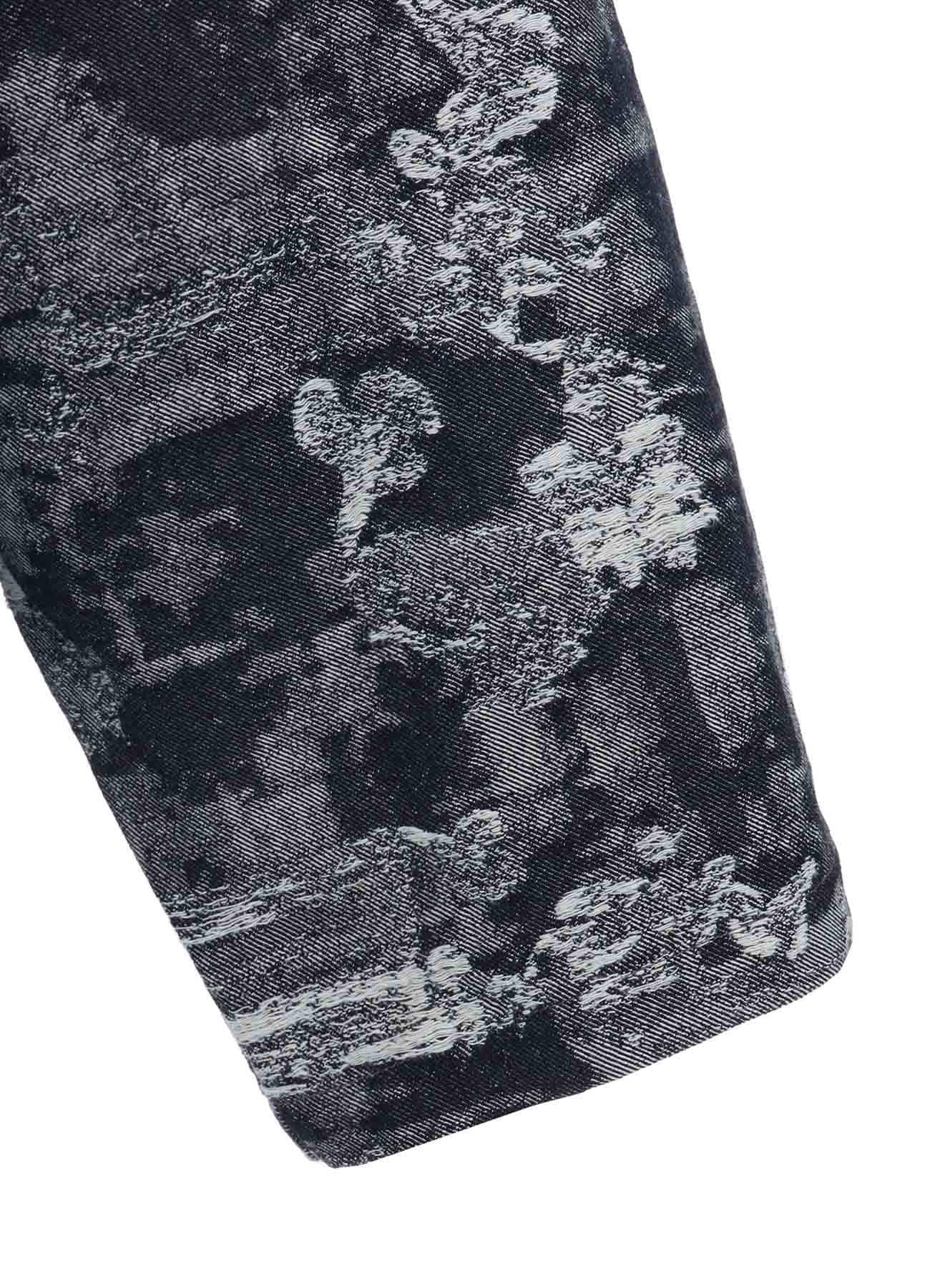 JACQUARD DENIM SAROUEL PANTS