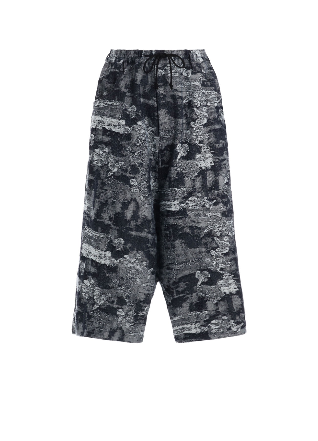 JACQUARD DENIM SAROUEL PANTS