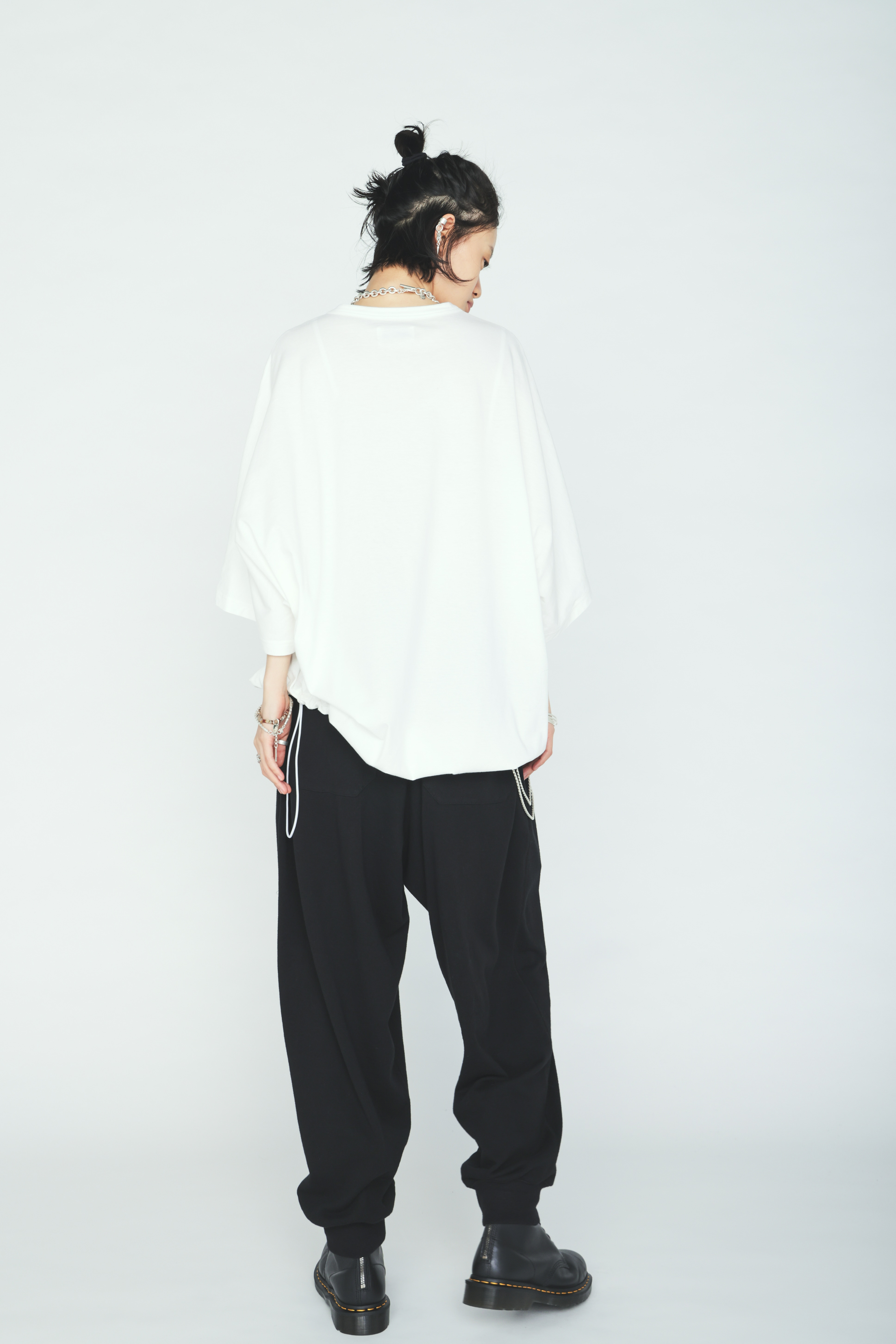 40/1 COTTON GAUZE FLEECE TWO-TUCK JOGGER PANTS