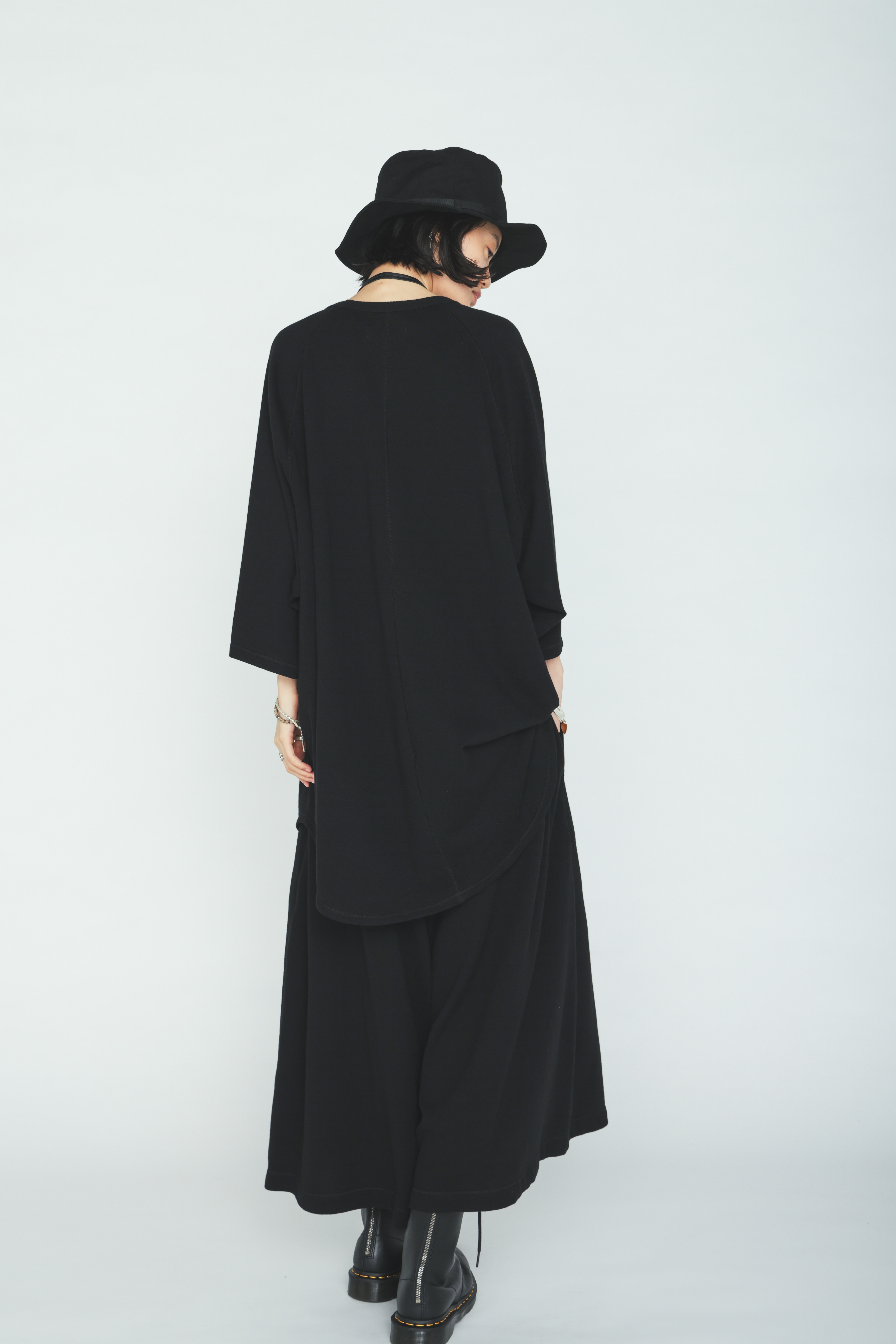 40/1 COTTON GAUZE FLEECE CULOTTE PANTS