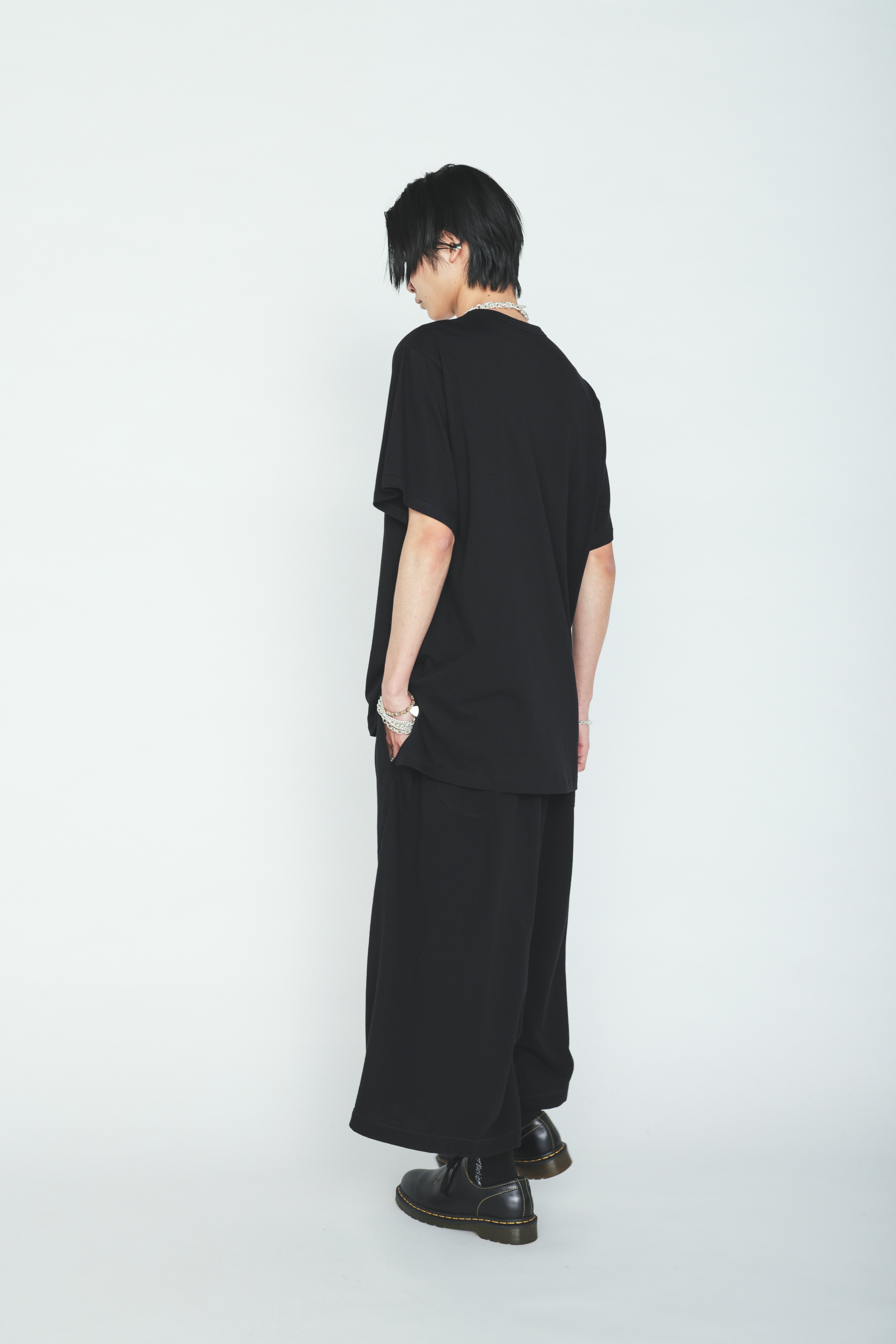 40/1 COTTON GAUZE FLEECE CULOTTE PANTS