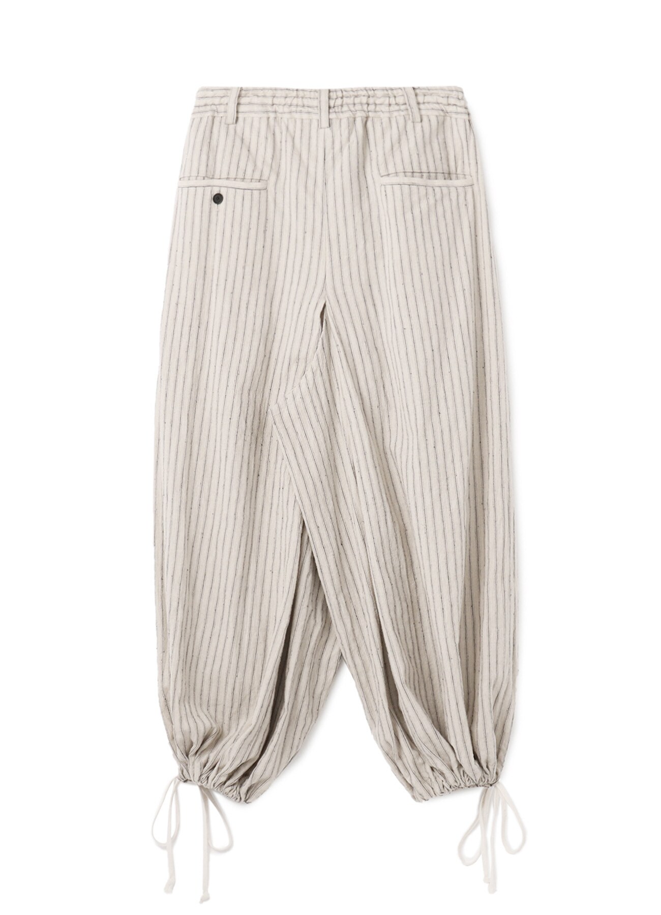Linen/Cotton Butcher Stripe Hakama Balloon Pants