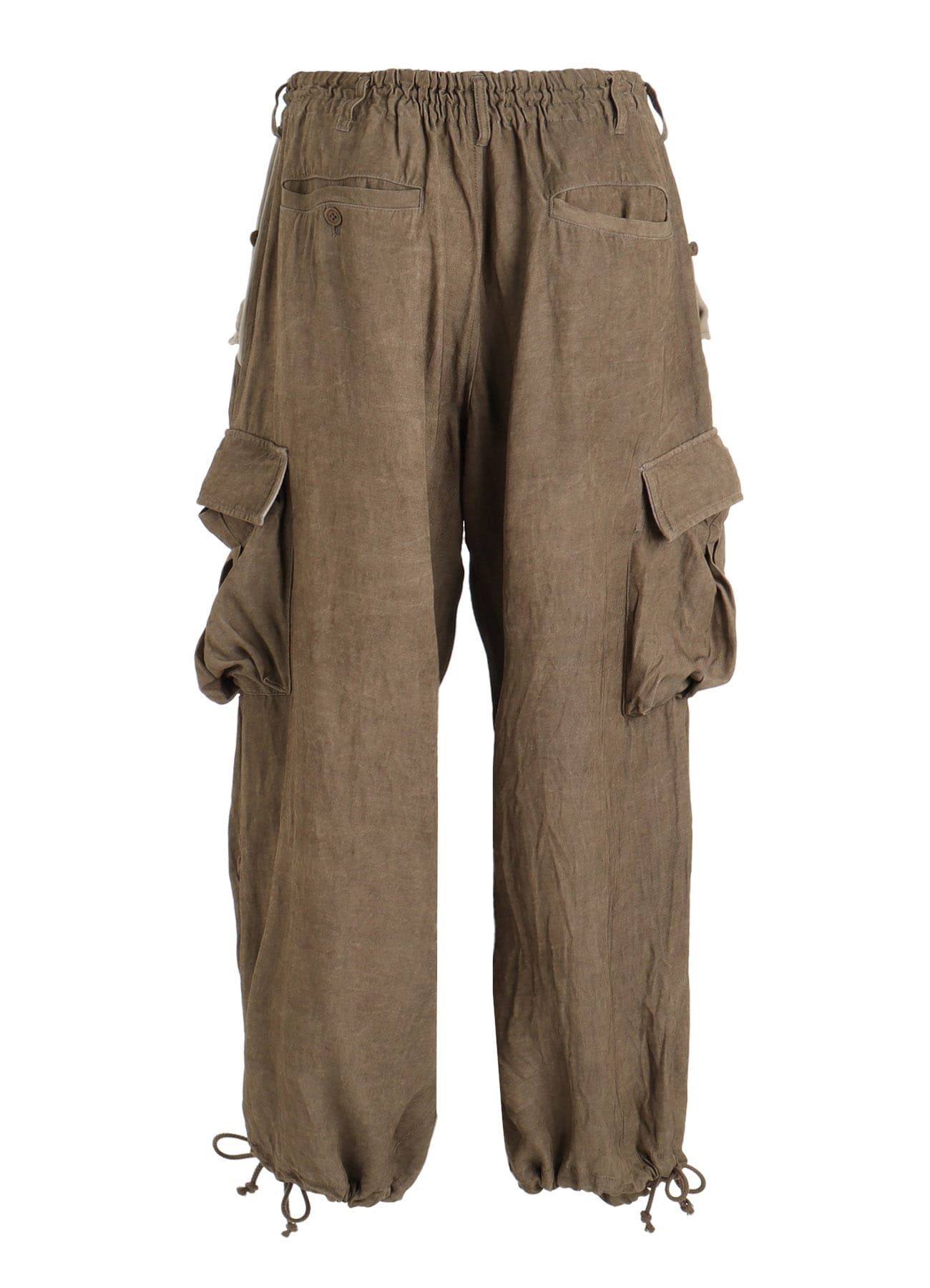 VIS/LI TWILL PIGMENT PRINT KNEE-TUCK CARGO PANTS