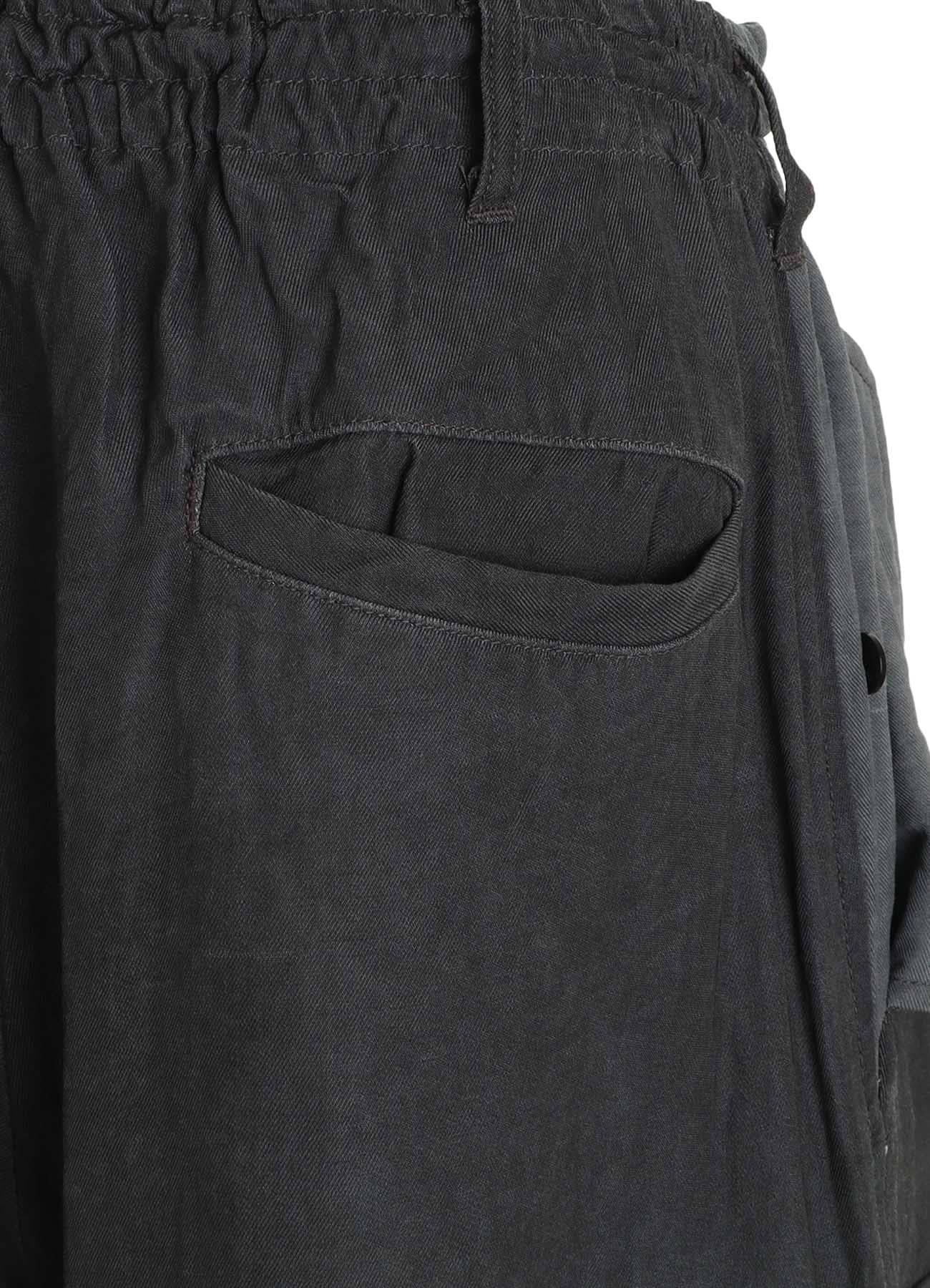 VIS/LI TWILL PIGMENT PRINT KNEE-TUCK CARGO PANTS