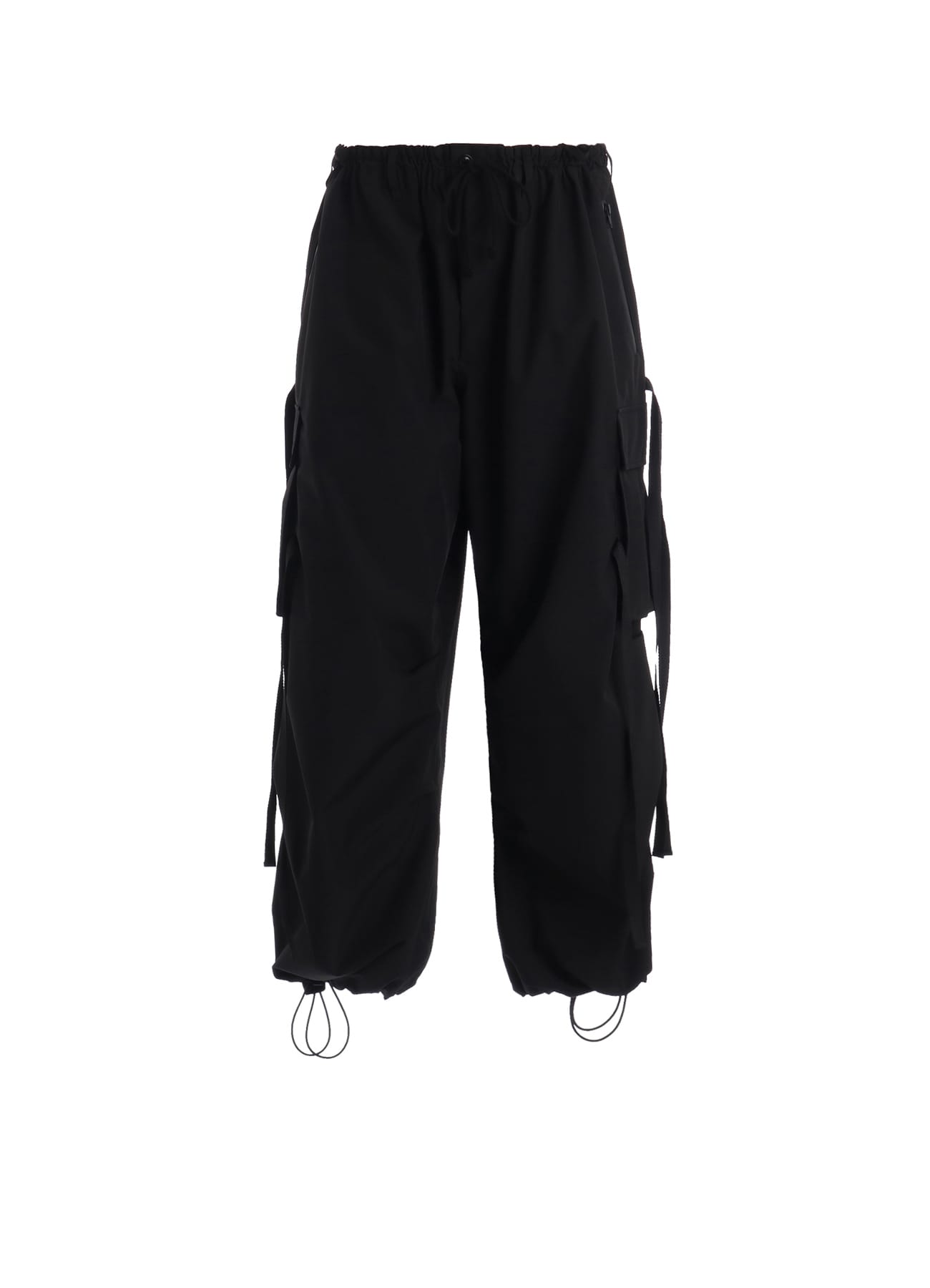 WATERPROOF TECH FABRIC STRAPPED TECHNO PANTS