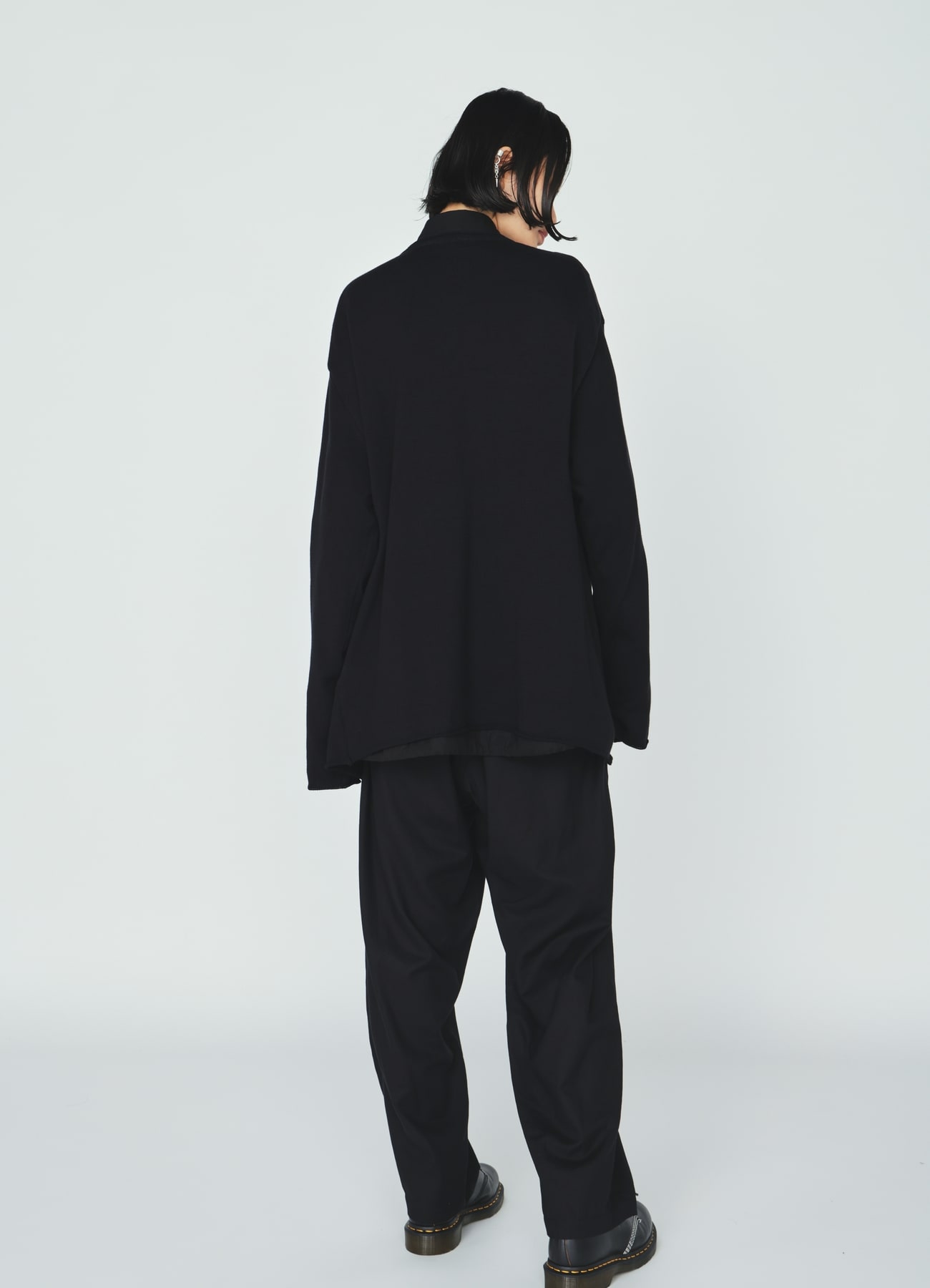 ORGANIC COTTON WASHER TAPERED PANTS WITH SASHIKO EMBROIDERY