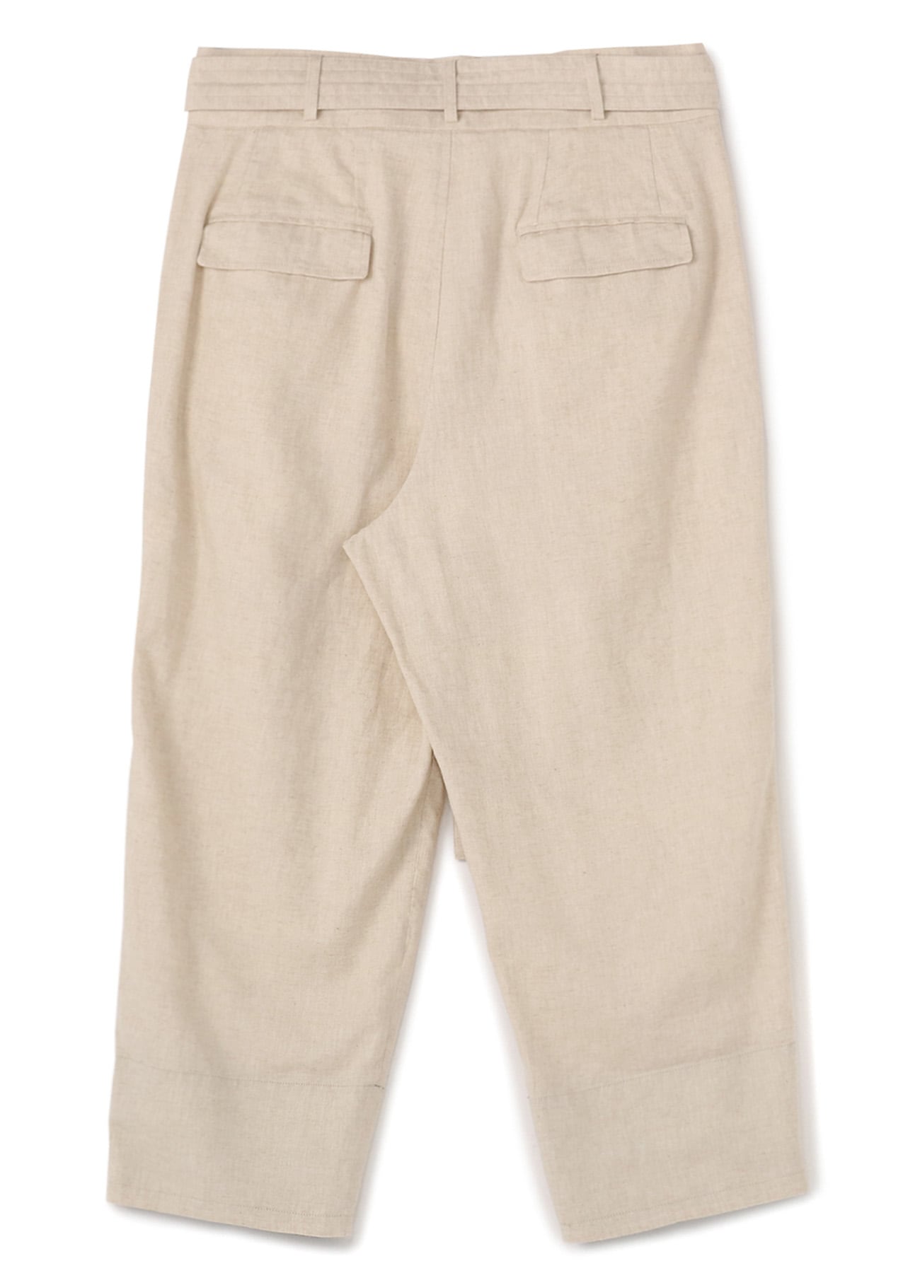 Li/C Washer Twill Tie Dye 2-Tuck Tapered Belt Pants