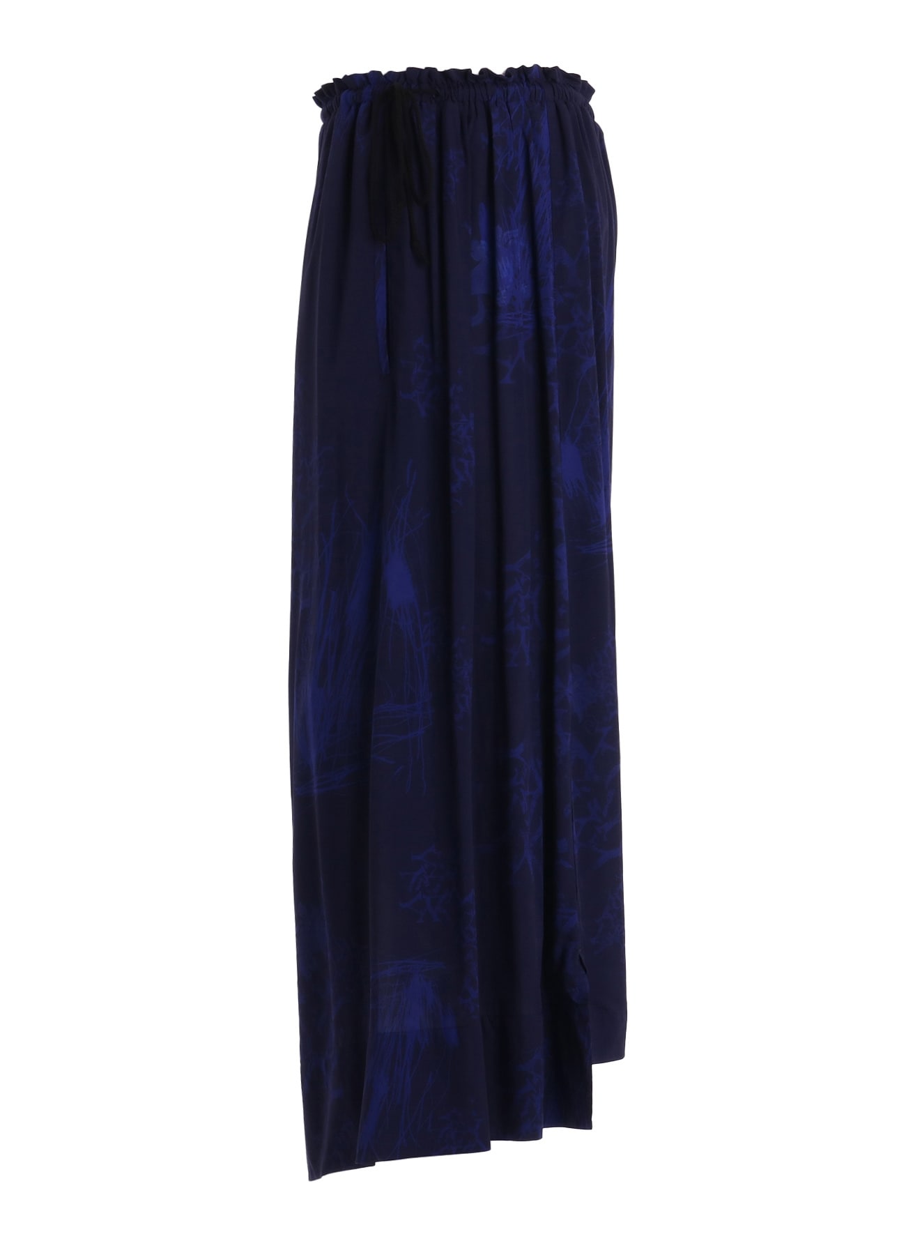 RAYON “Y” LETTER AND INDIAN MOTIF PRINT WRAP SKIRT