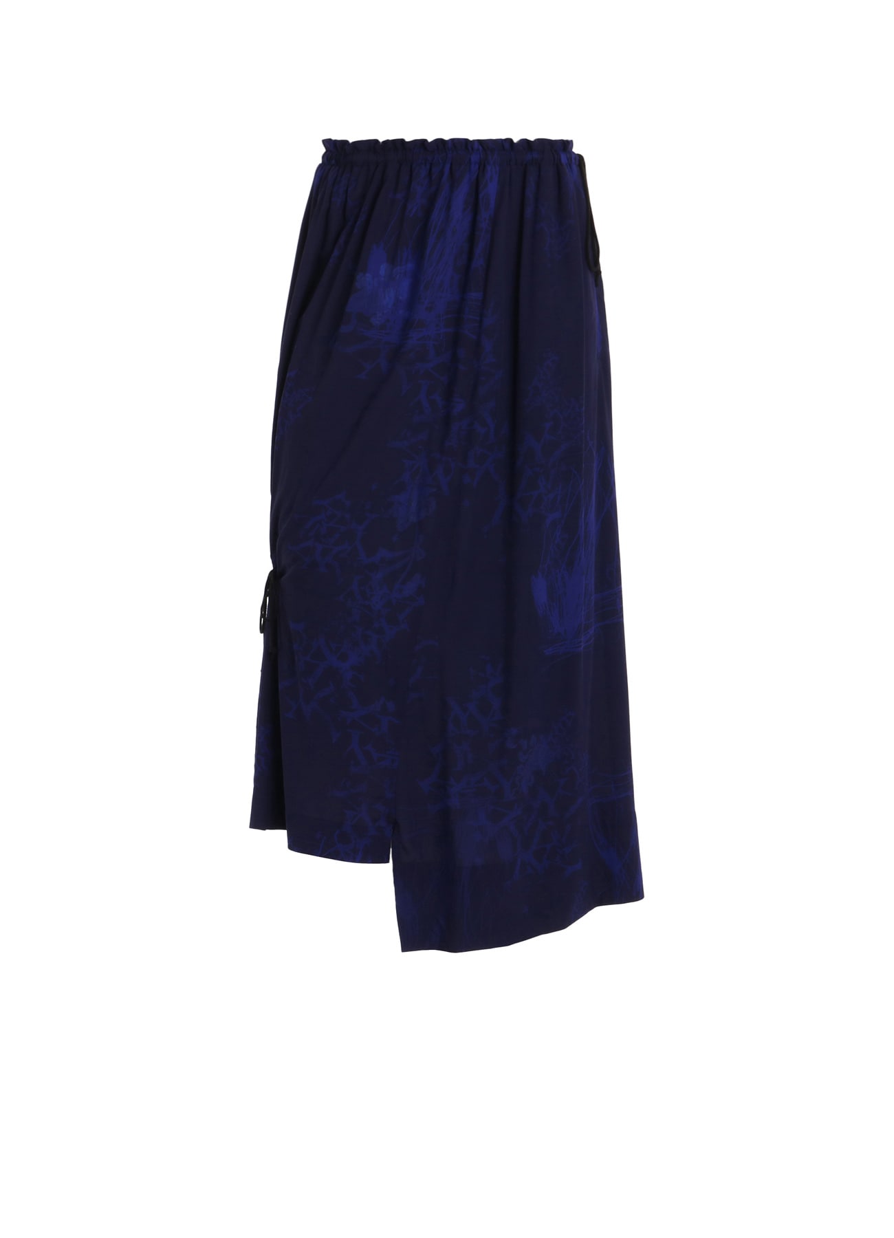 RAYON “Y” LETTER AND INDIAN MOTIF PRINT WRAP SKIRT