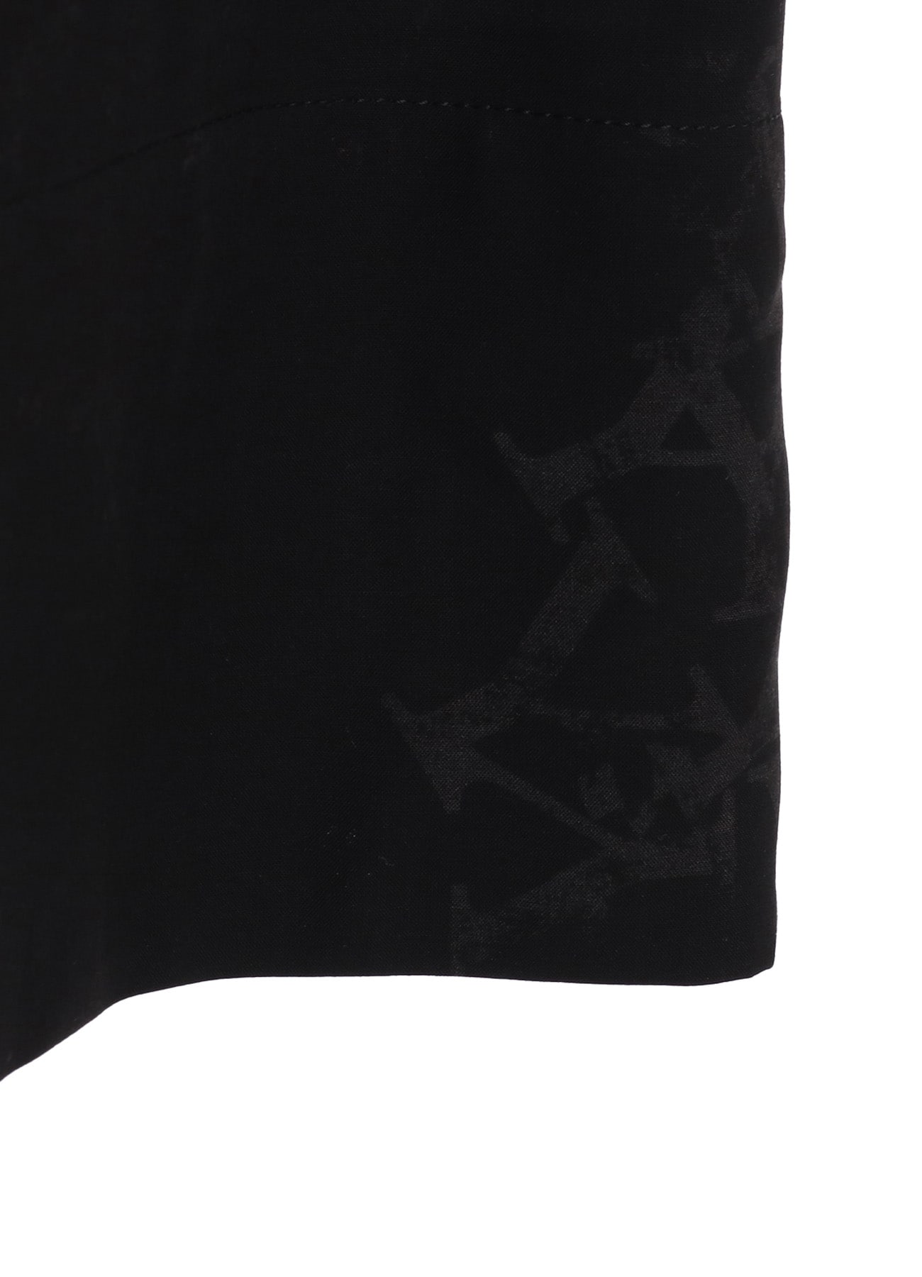 RAYON “Y” LETTER AND SUN-MOON PRINT WRAP SKIRT