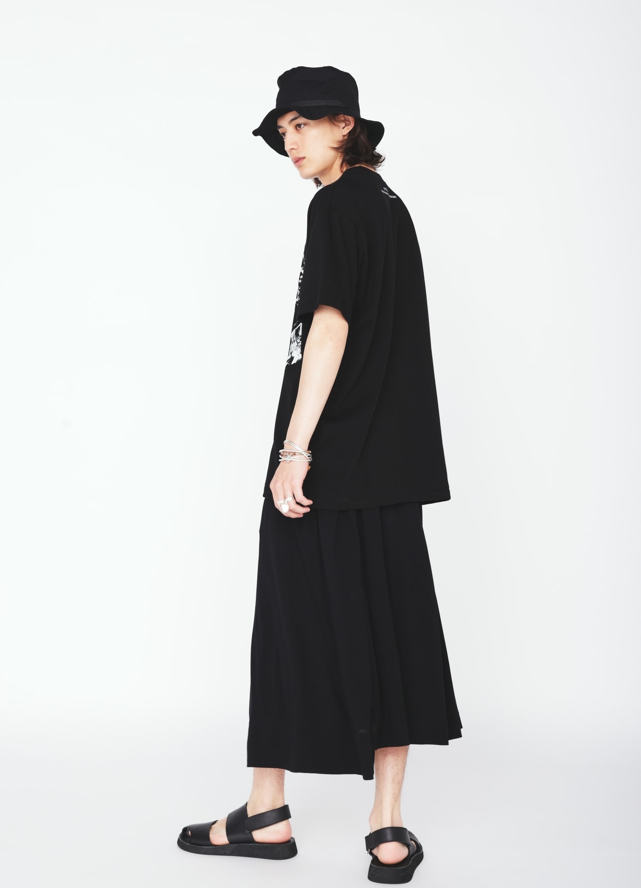 RAYON JERSEY DRAWSTRING SKIRT