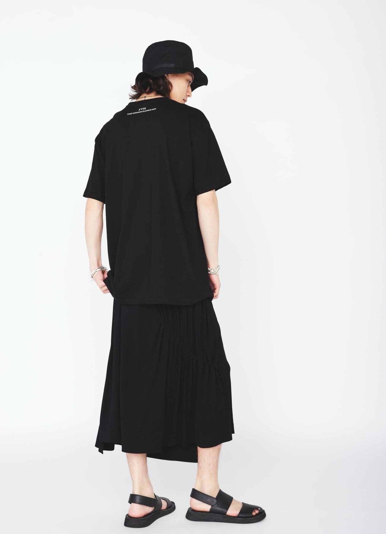 RAYON JERSEY DRAWSTRING SKIRT