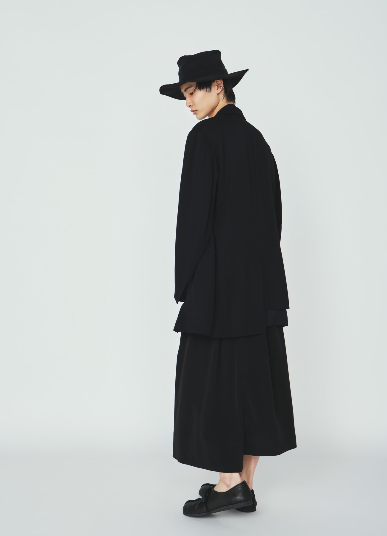 CREPE de CHINE DRAWSTRING SKIRT