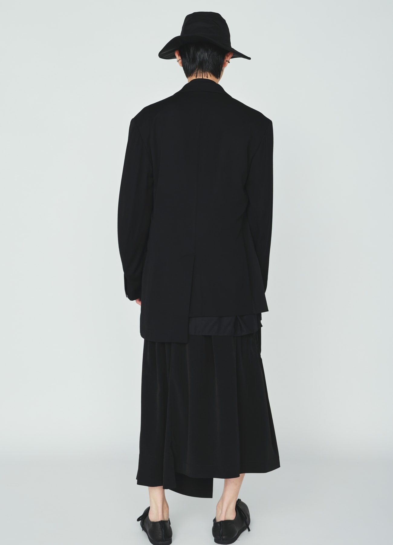 CREPE de CHINE DRAWSTRING SKIRT