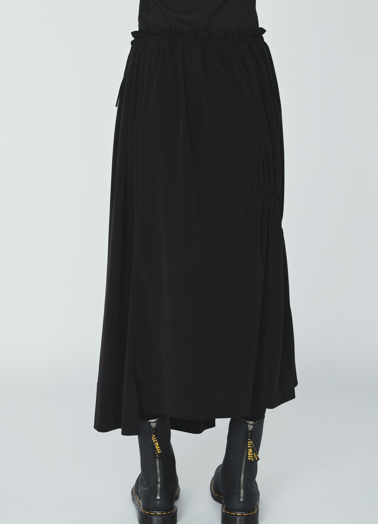 CREPE de CHINE DRAWSTRING SKIRT