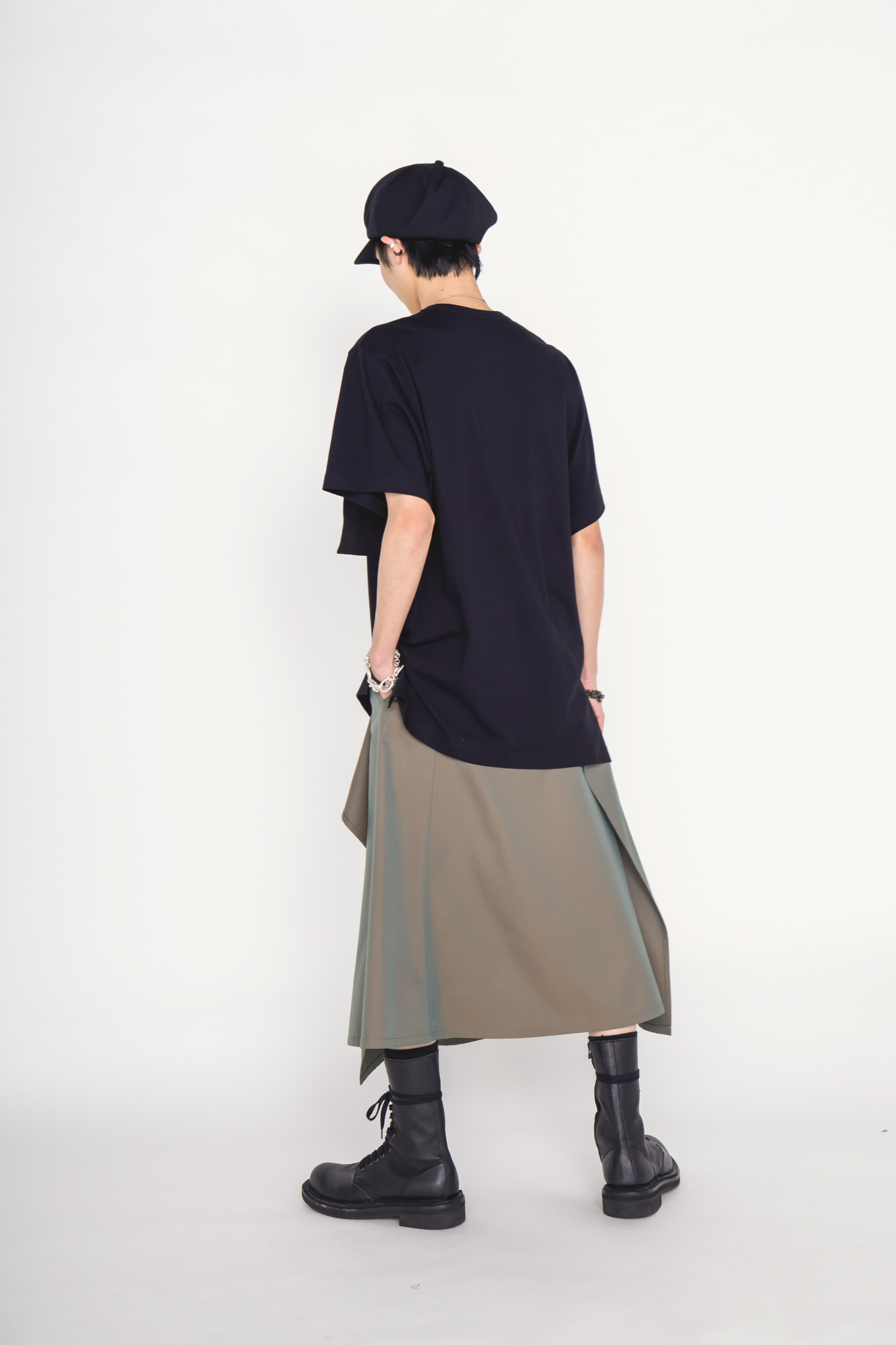 PE/RY REFLECTIVE TWILL WRAP SKIRT
