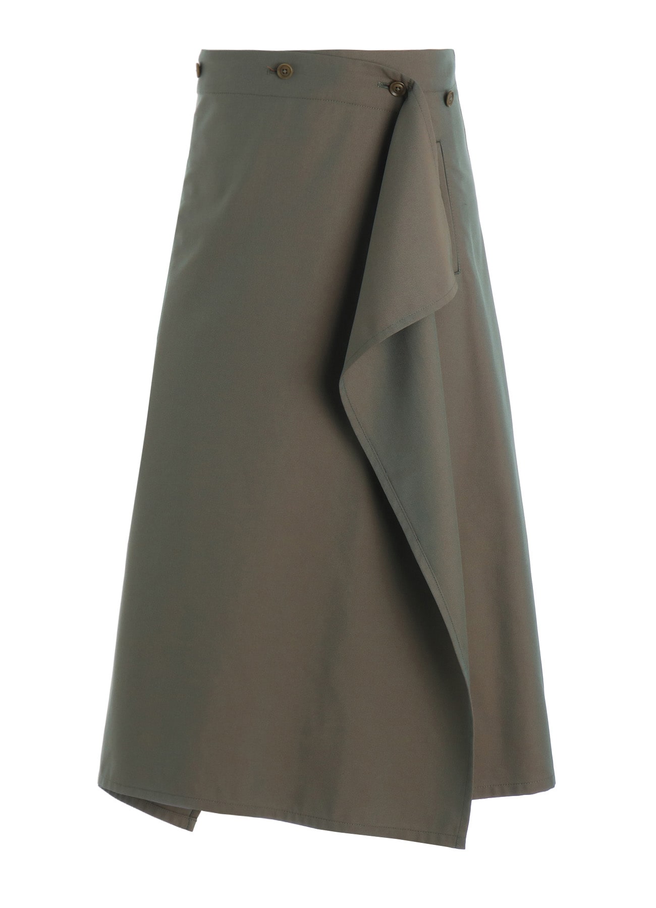 PE/RY REFLECTIVE TWILL WRAP SKIRT