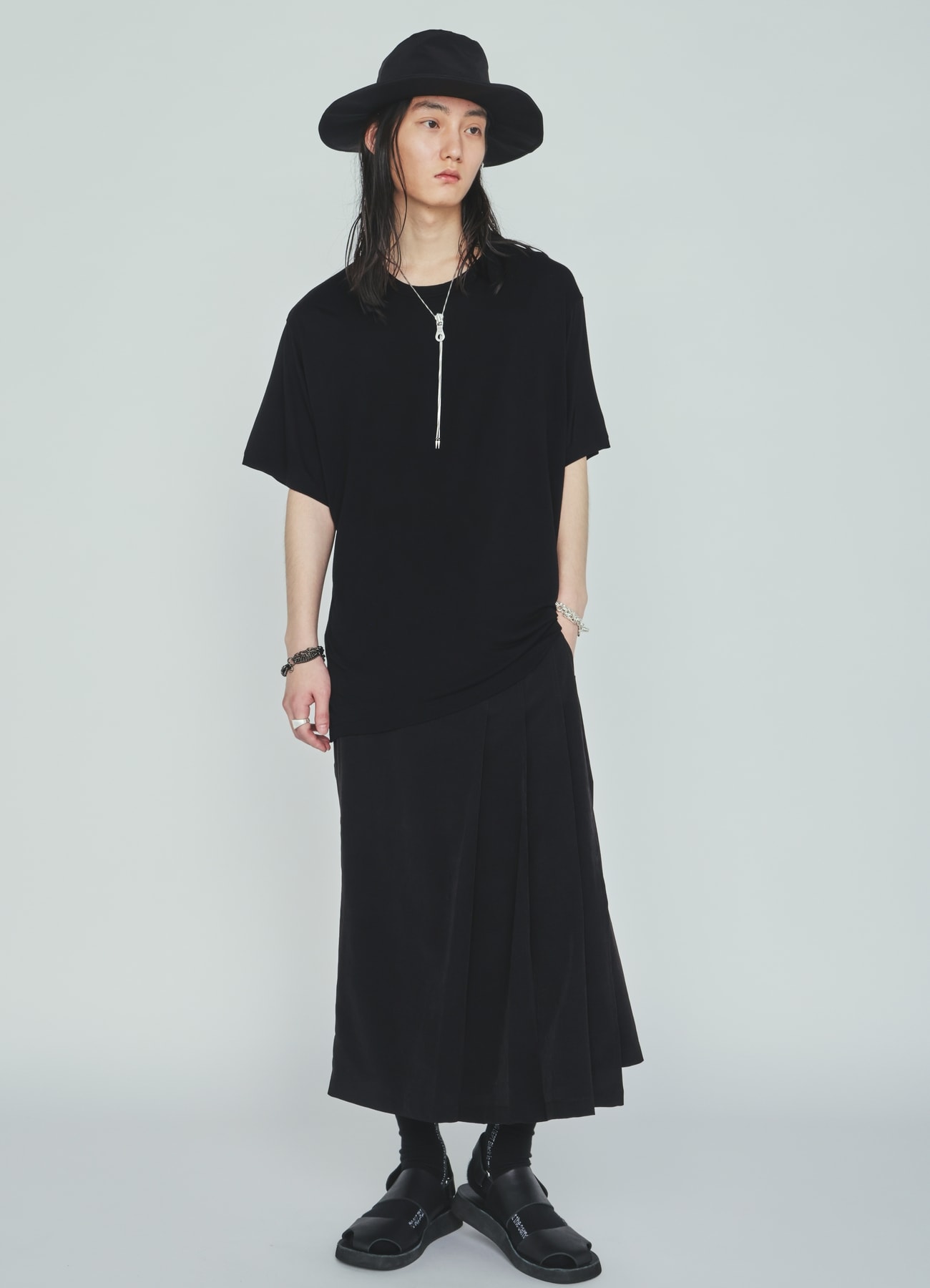 CREPE de CHINE WRAP SKIRT