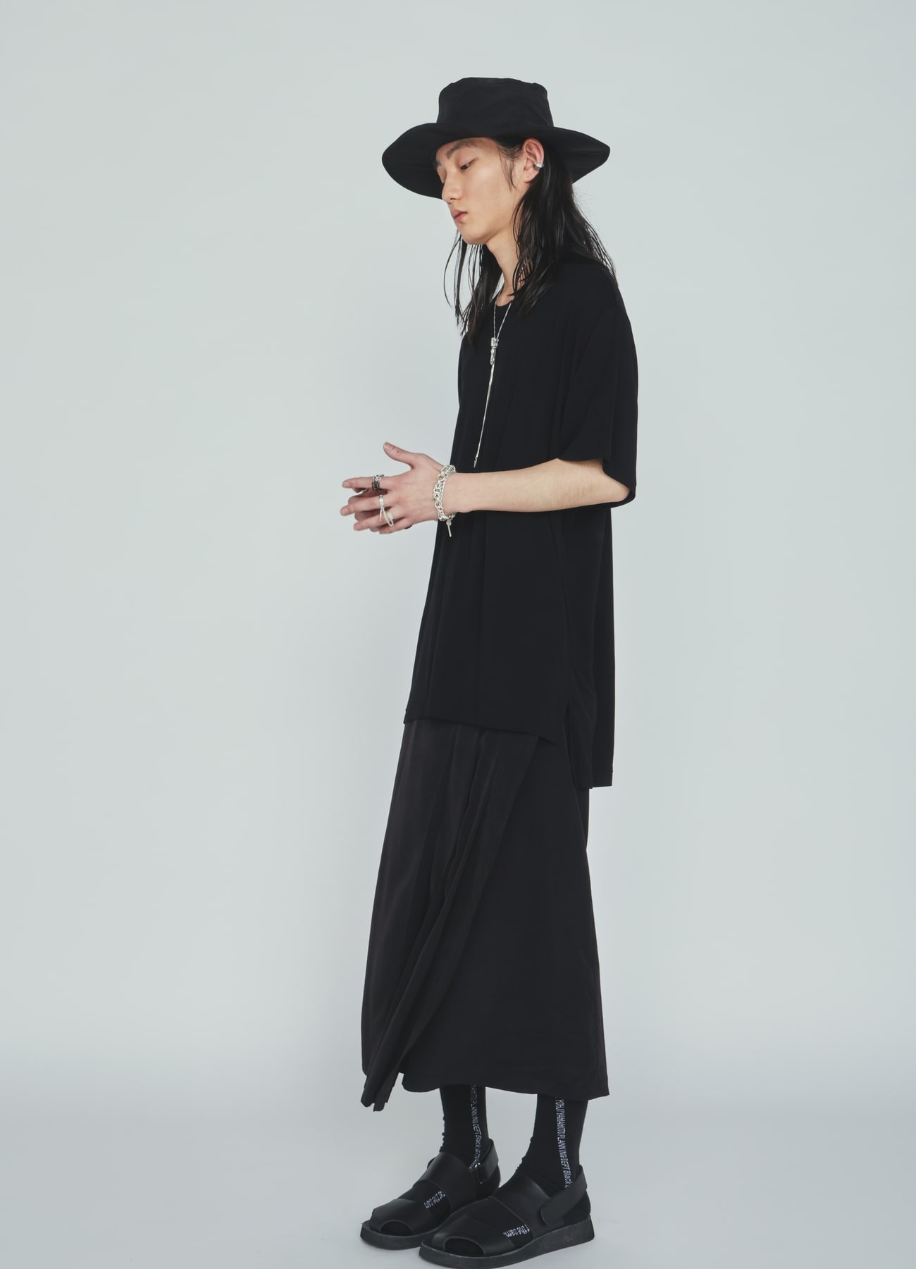 CREPE de CHINE WRAP SKIRT