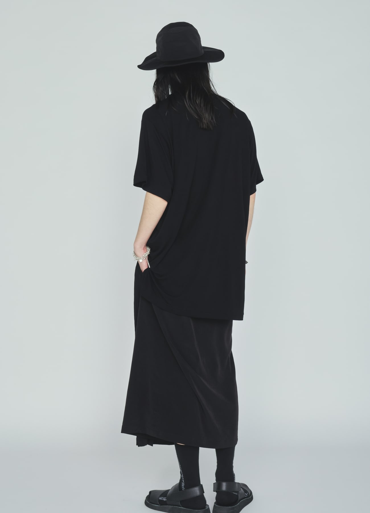 CREPE de CHINE WRAP SKIRT