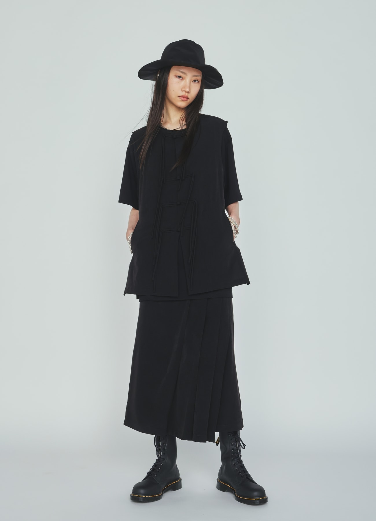CREPE de CHINE WRAP SKIRT