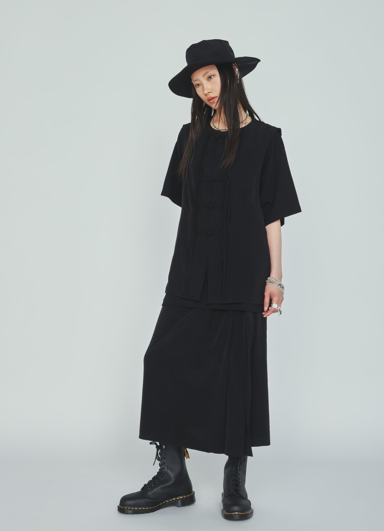 CREPE de CHINE WRAP SKIRT