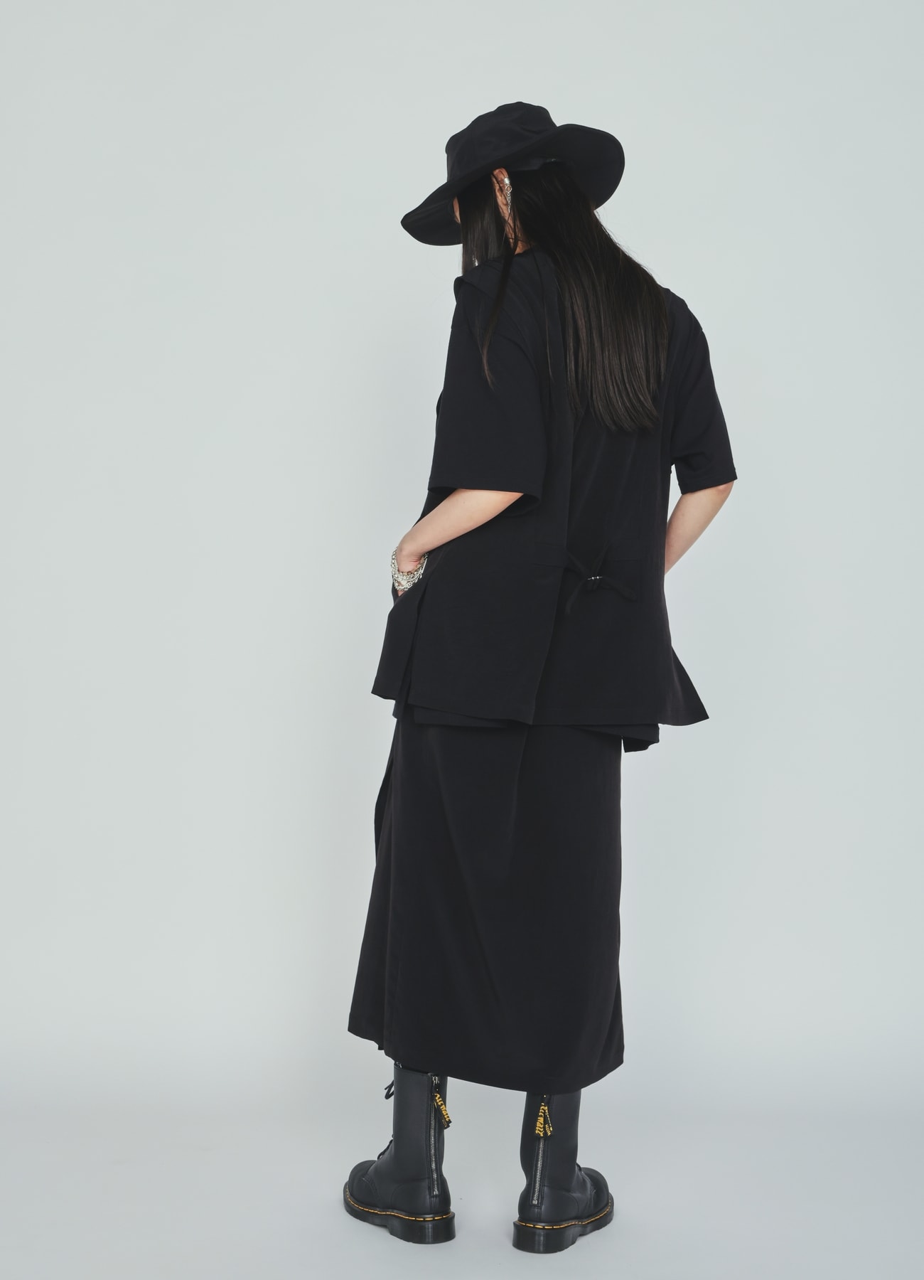 CREPE de CHINE WRAP SKIRT