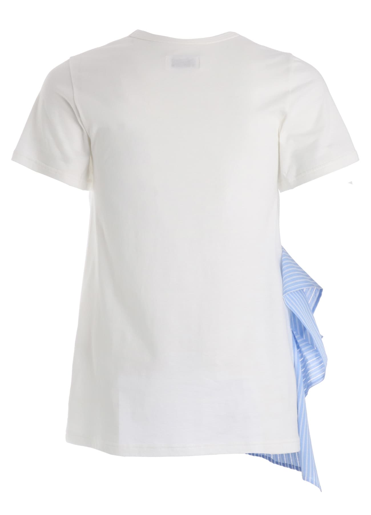 30/COTTON JERSEY WAIST DRAPE POCKET T-SHIRT